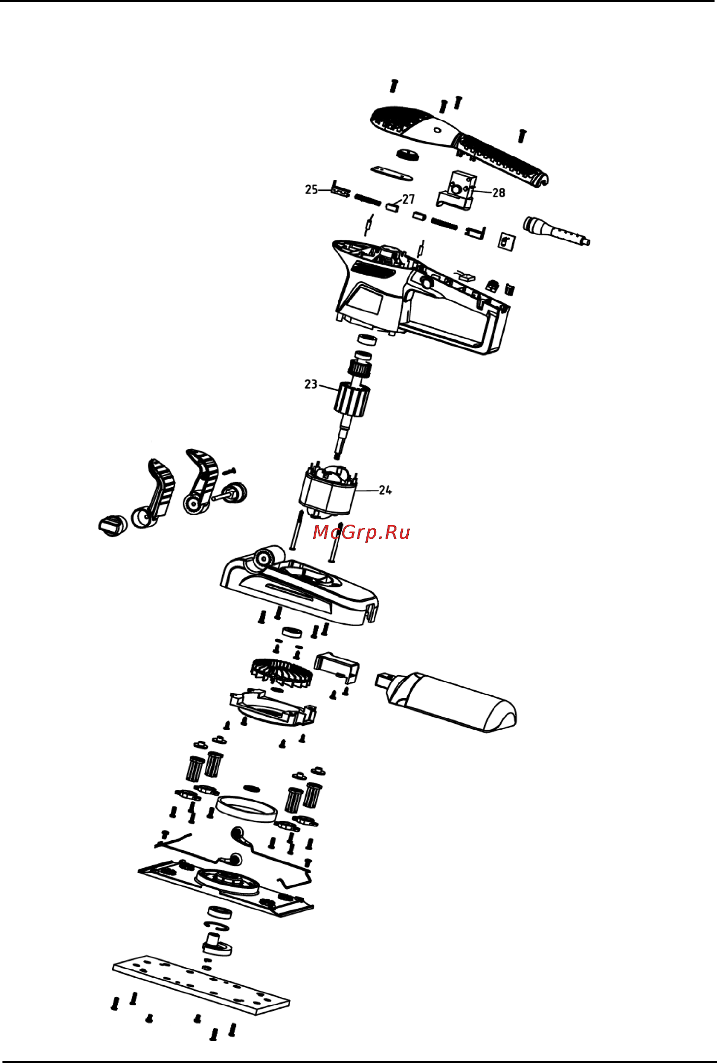 Stomer SFS-500 [32/40] Exploded view