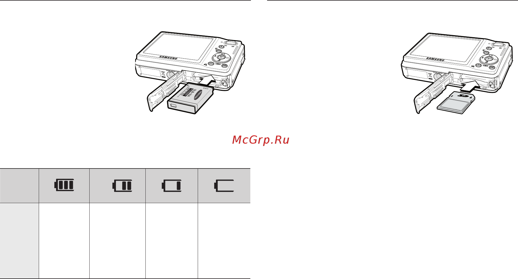 Samsung L310W [16/107] Как вставить батарею
