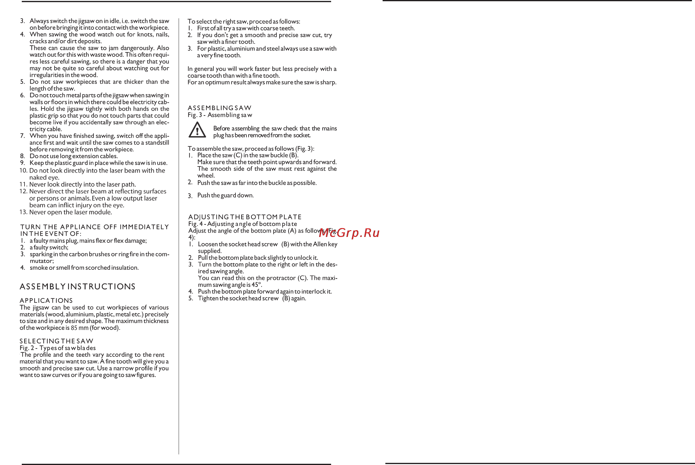 Stomer SJS-700-K [4/36] Manual sjs 700 k e2 indd flat 4 of 36 pages 4 69 30 1 006 12 40