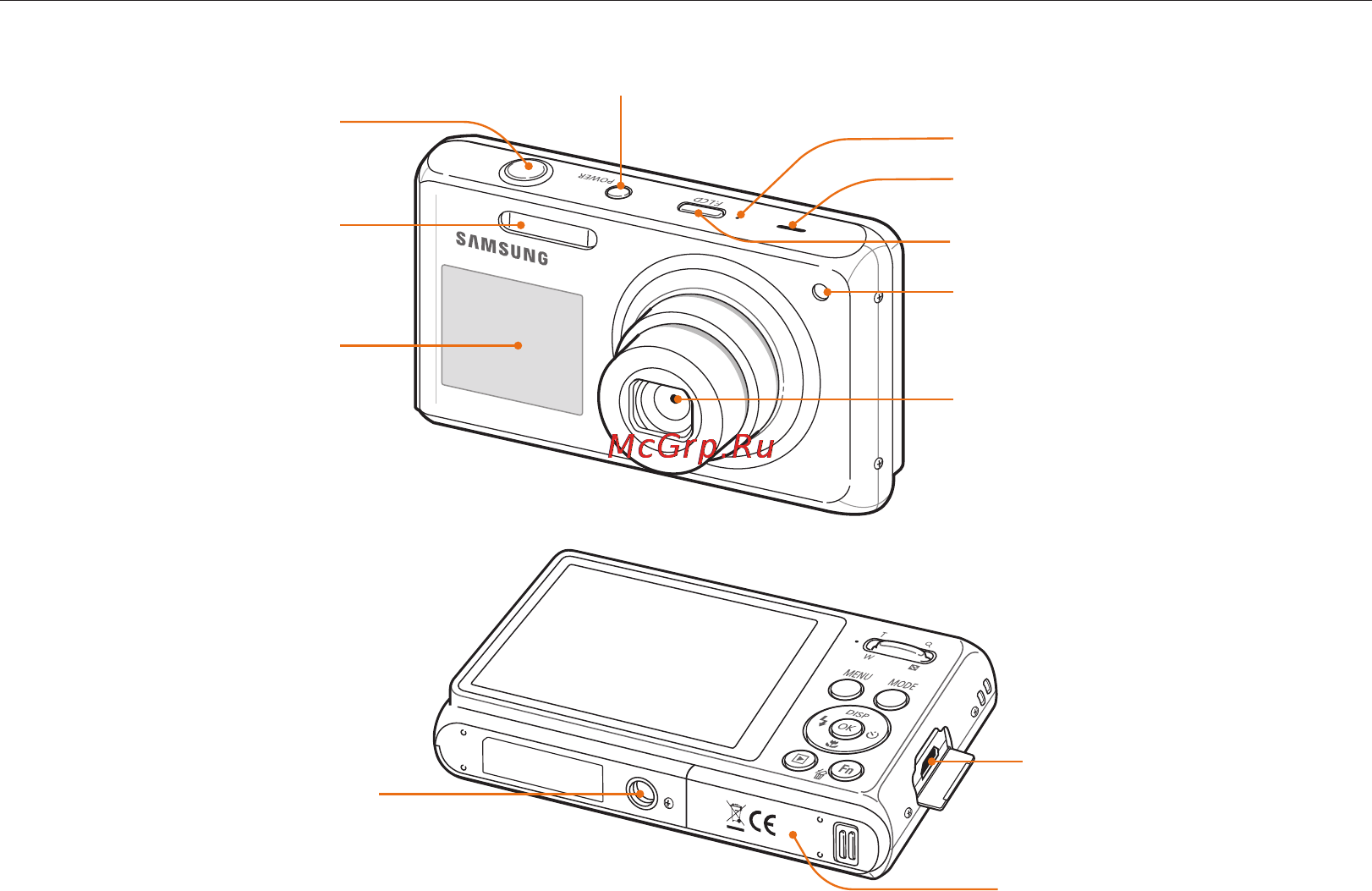 Samsung DV50 [15/121] Устройство камеры