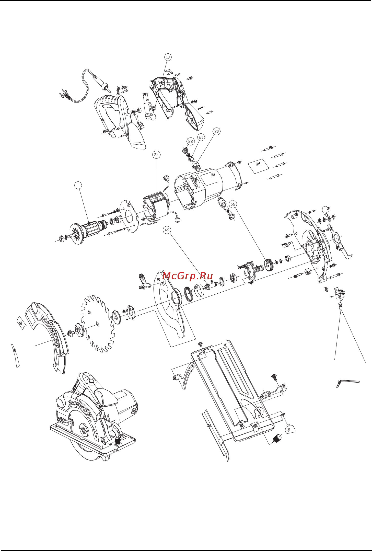 Stomer SCS-185 [66/74] Exploded view