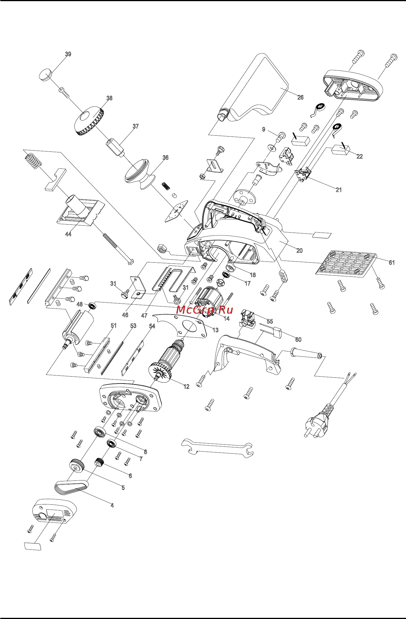 Stomer SEP-1100 [34/42] Exploded view sep 1100