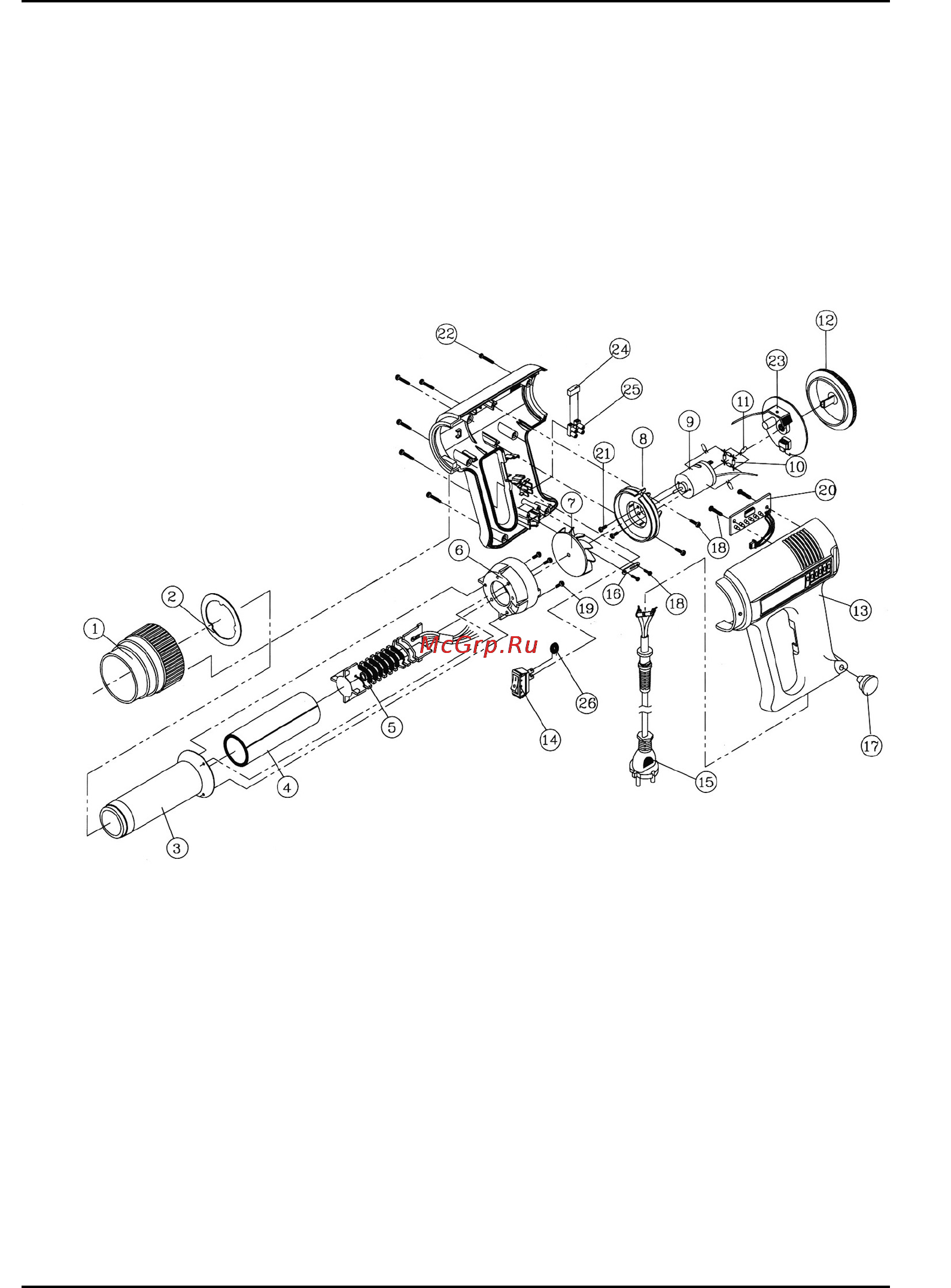 Stomer SHG-1800 [38/44] Exploded view shg 1800