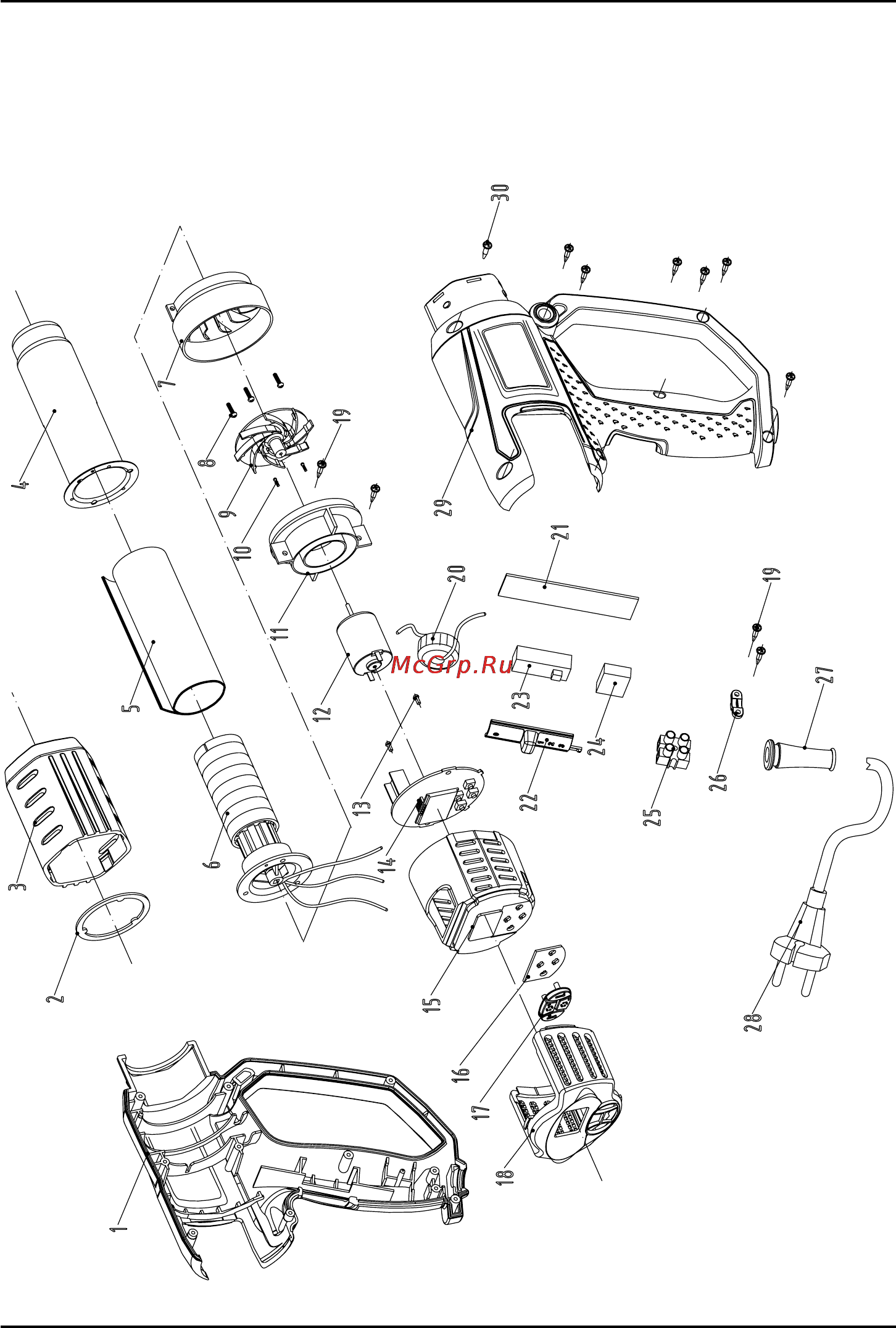 Stomer SHG-2000-K [38/44] Exploded view shg 2000 k