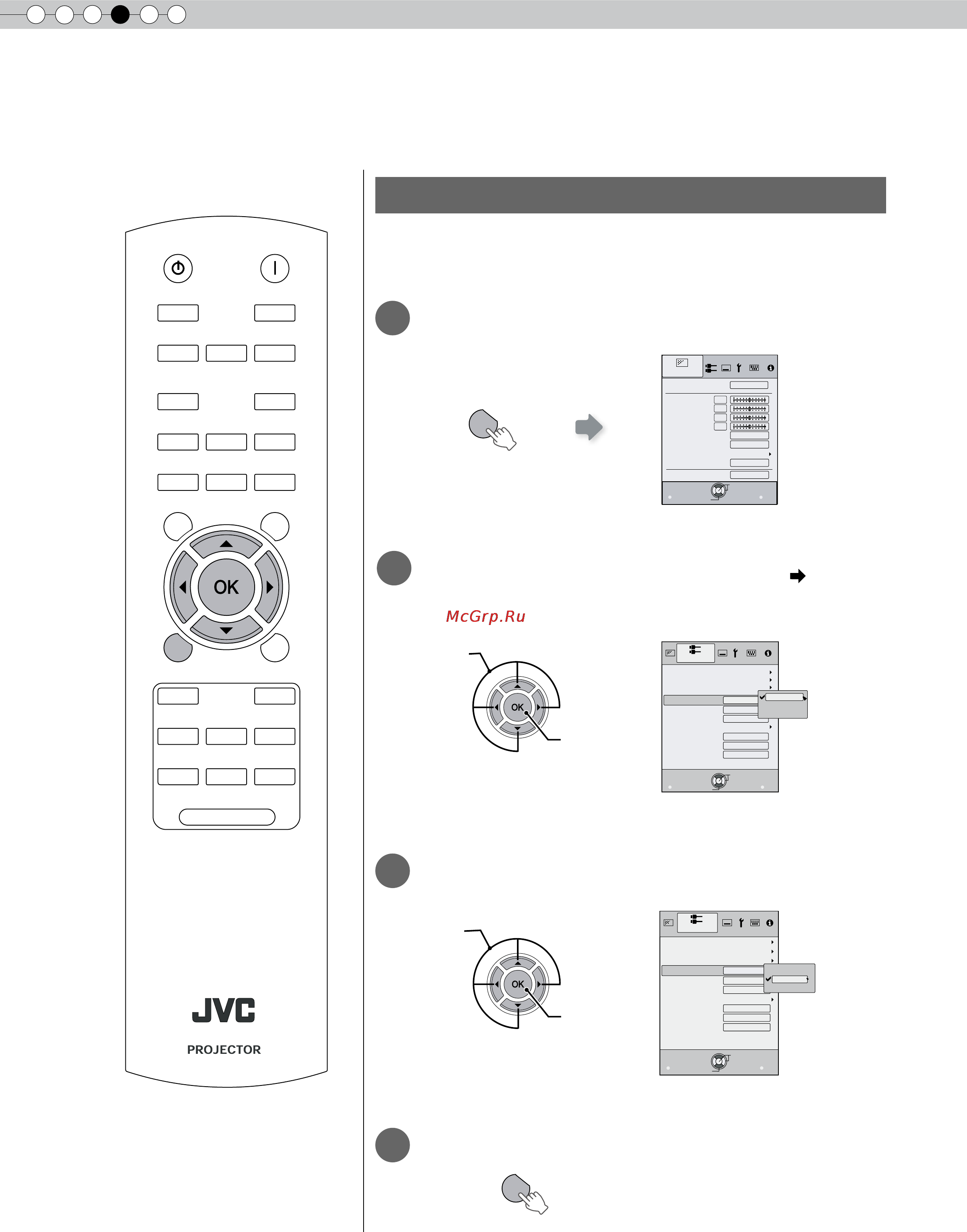 JVC DLA-HD350 [28/173] Hinweise zur menübedienung