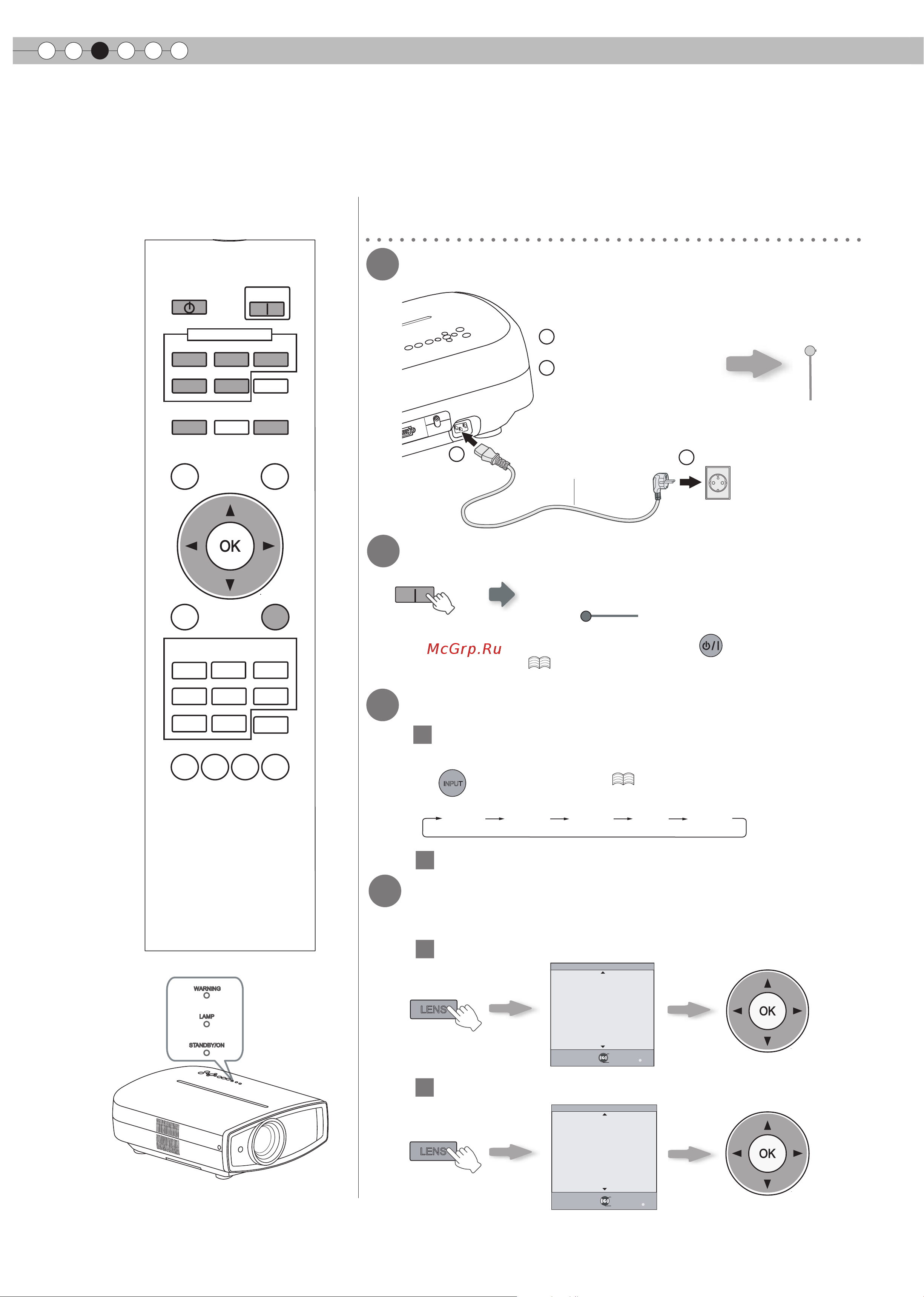JVC DLA-HD550 [22/175] Bildprojektion