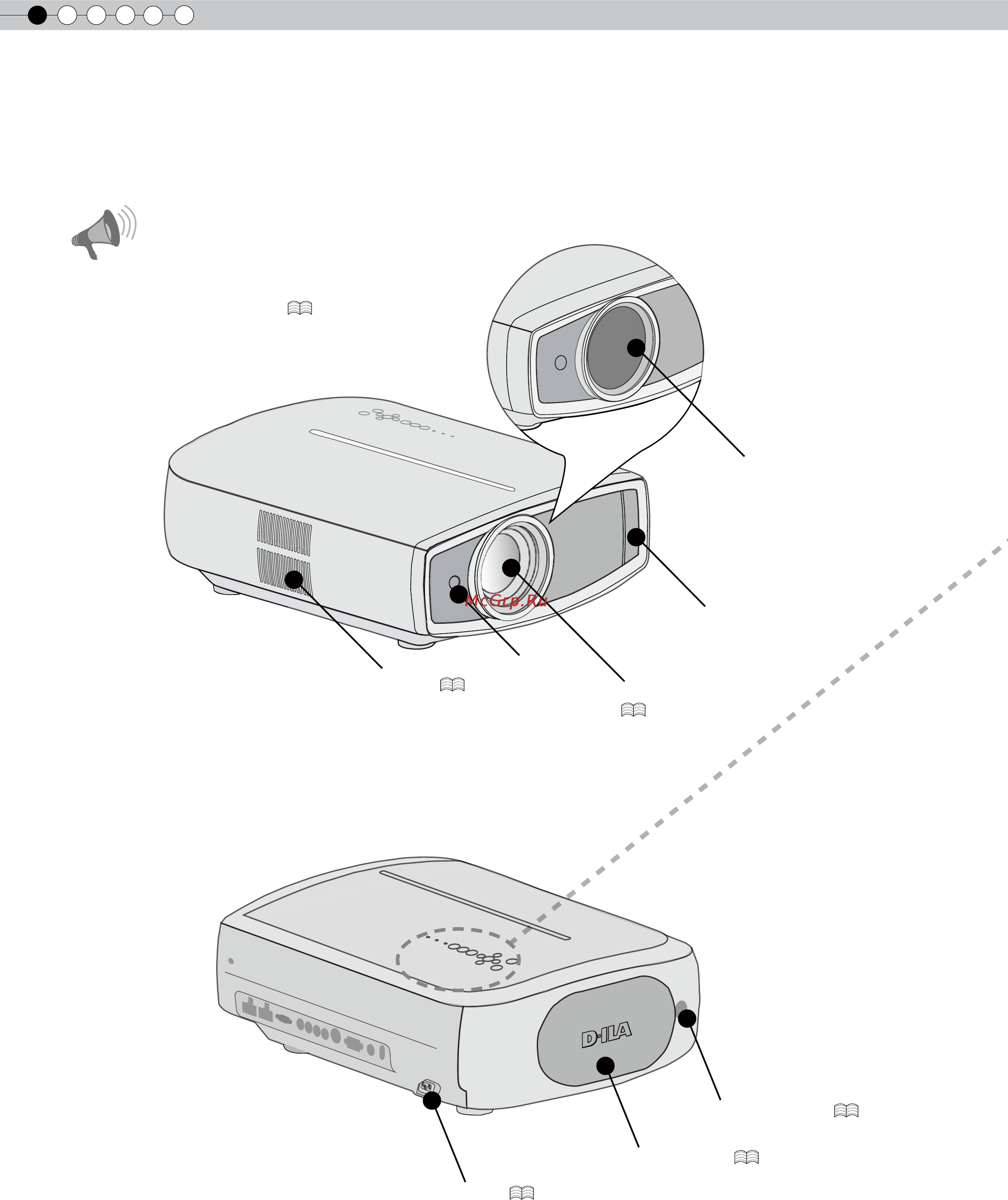 JVC DLA-HD750 [14/181] Rückseite oberseite rechte seite