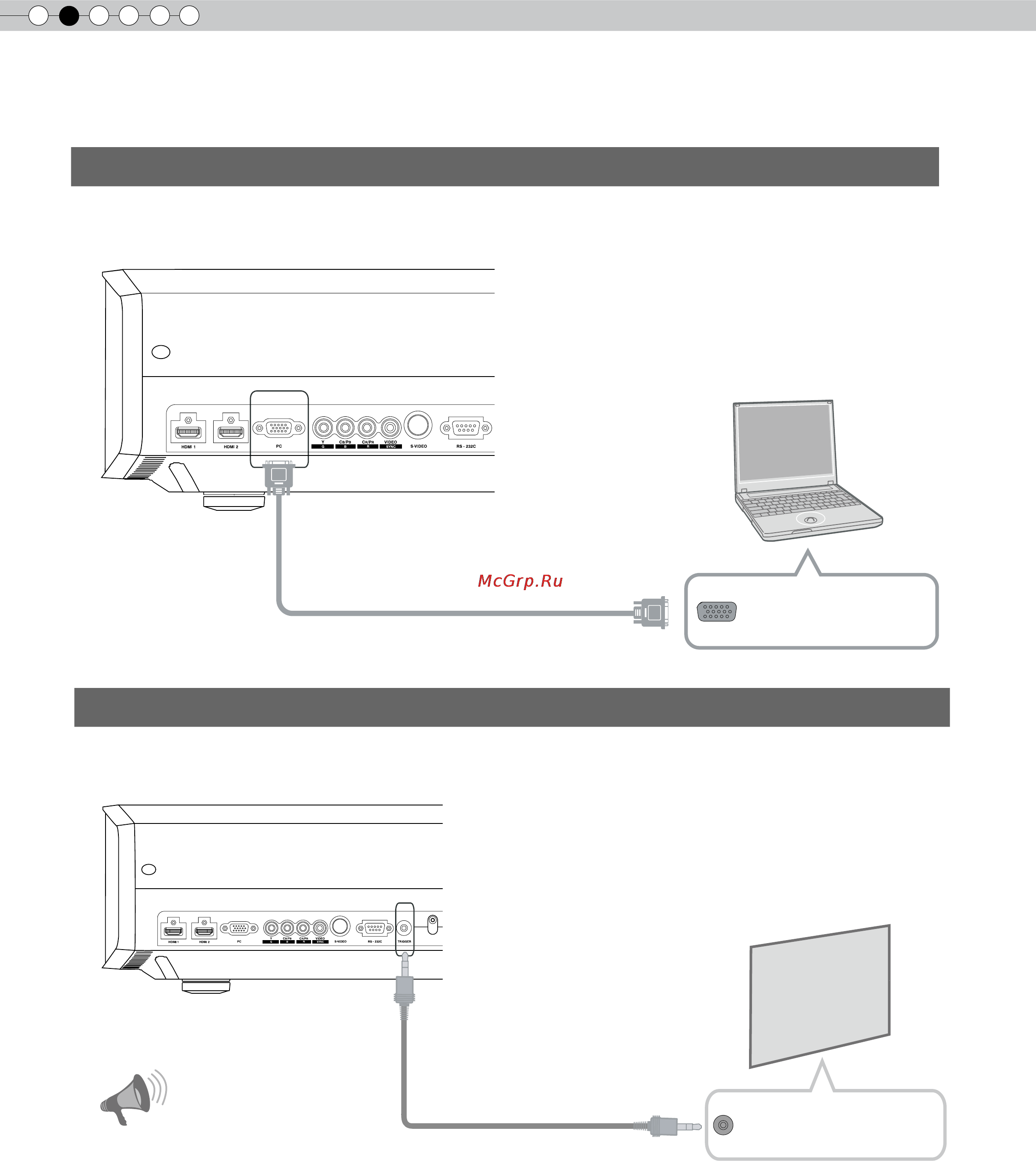 JVC DLA-HD750 [22/181] Anschluss über pc kabel