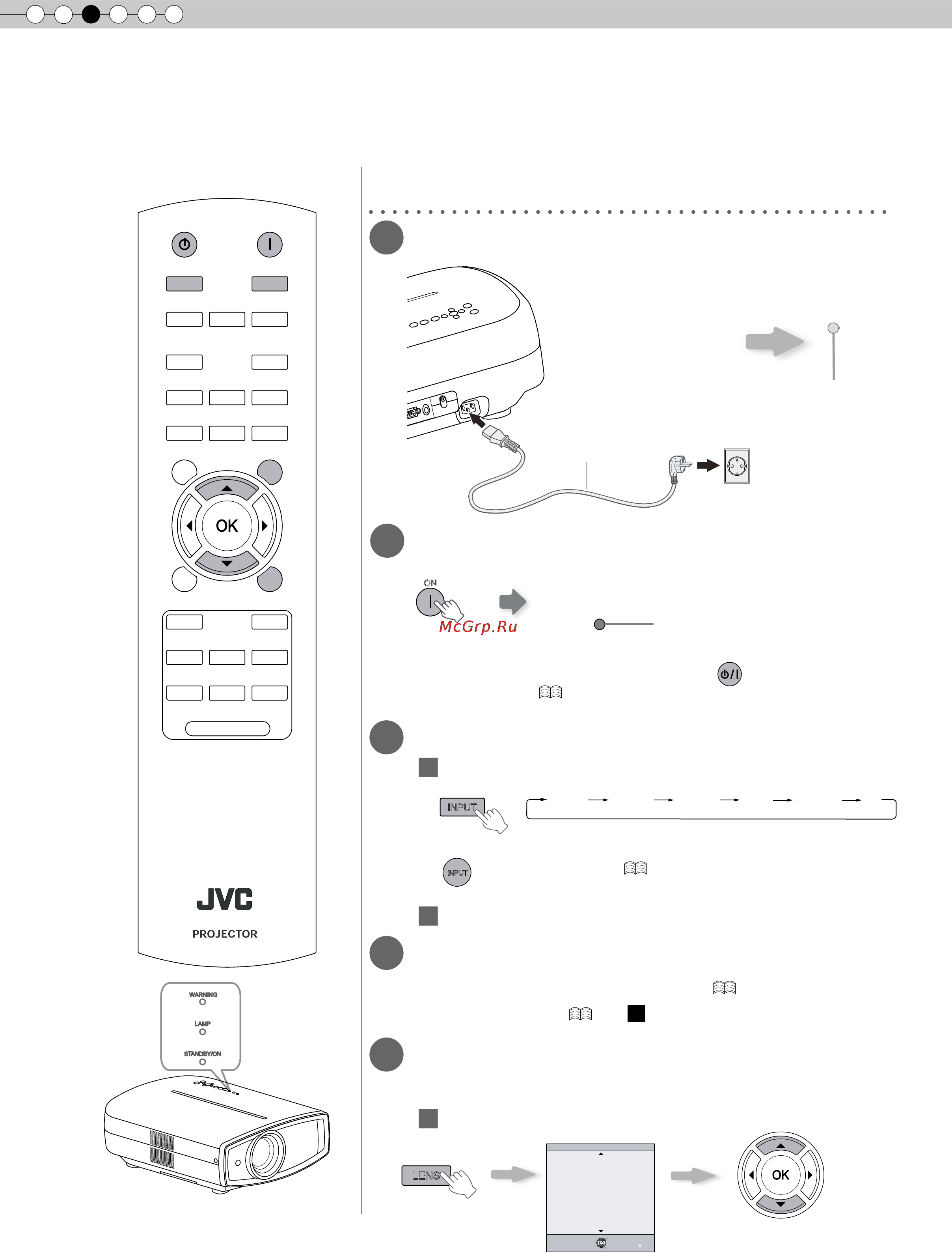 JVC DLA-HD750 [26/181] Grundbedienung