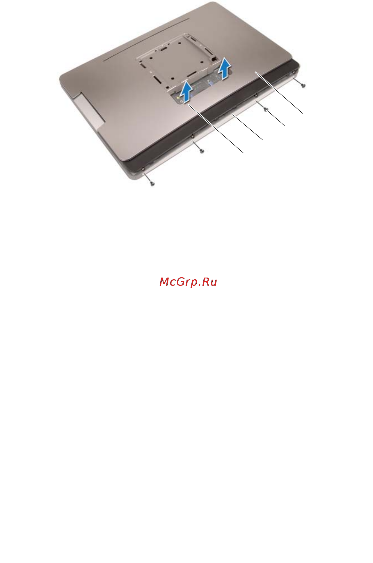 Dell Inspiron One /2330-7571/ [24/150] Установка задней крышки