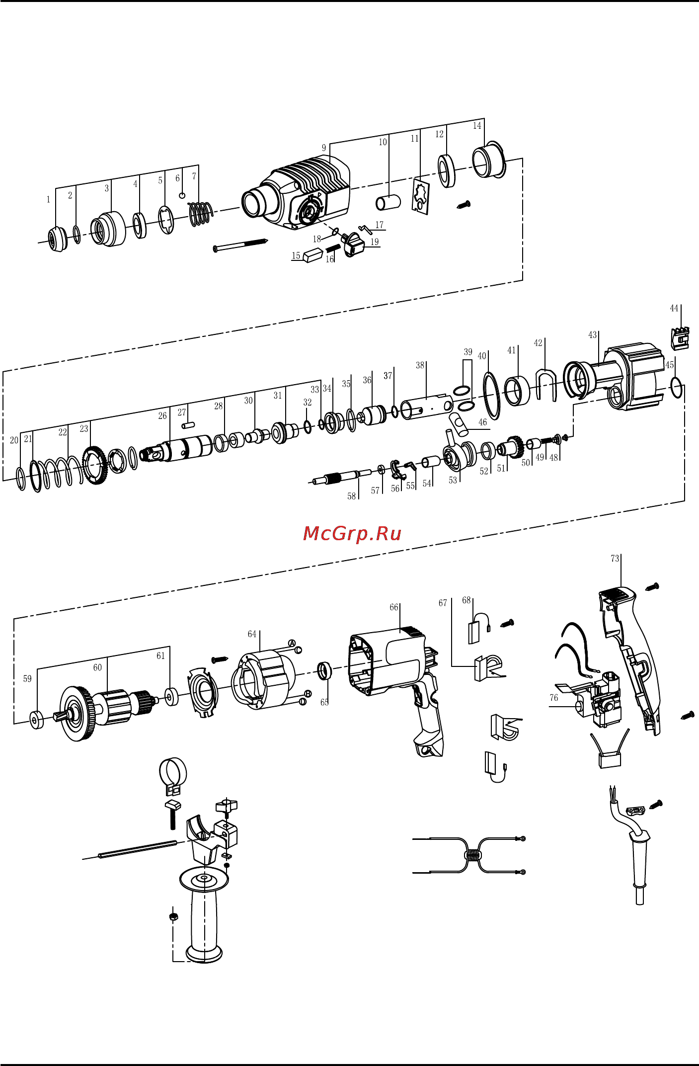 Hander HRH-620-K [34/44] Exploded view hrh 620 k