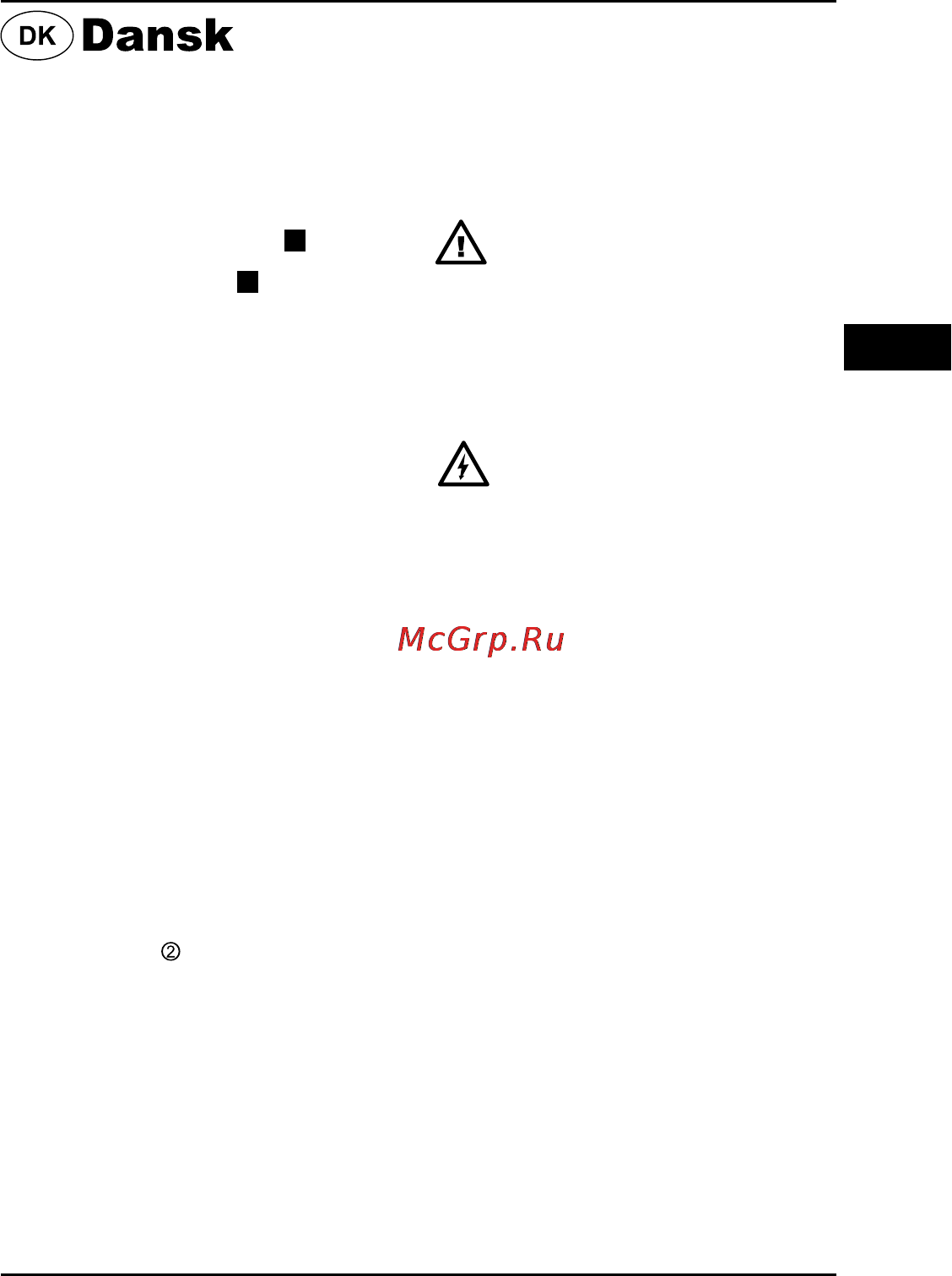 Hander HCD-12N-7-MK [13/44] Sikkerhed