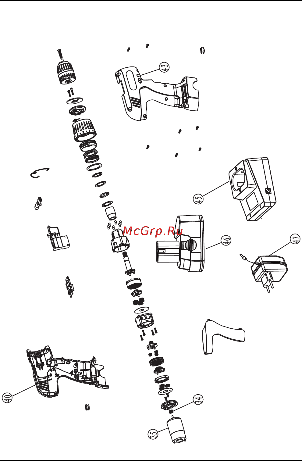 Hander HCD-18N-2x-7-MDK [34/44] Exploded view hcd 18nx2 7 mdk