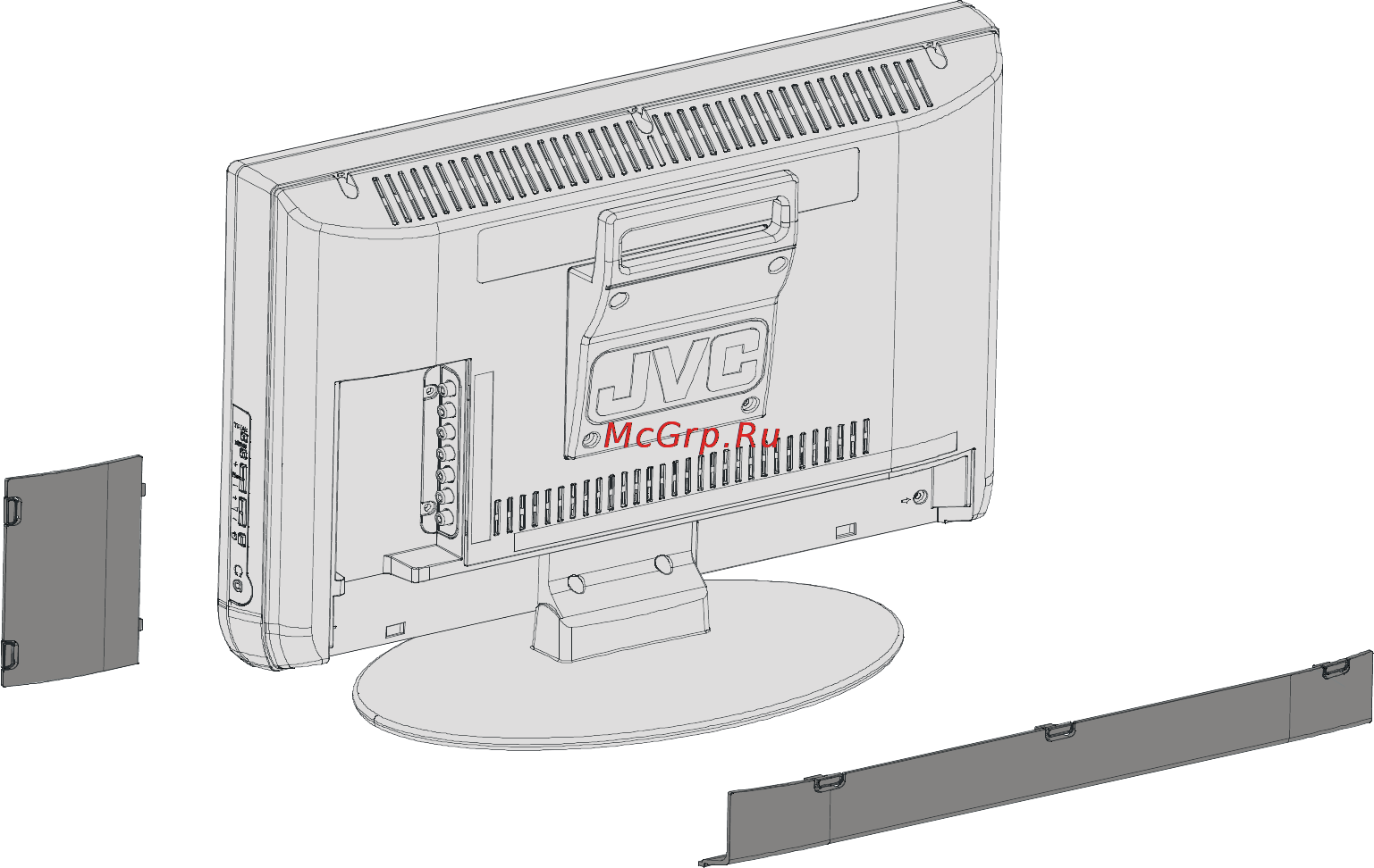 JVC LT-17C50 [9/36] Снятие клеммной крышки