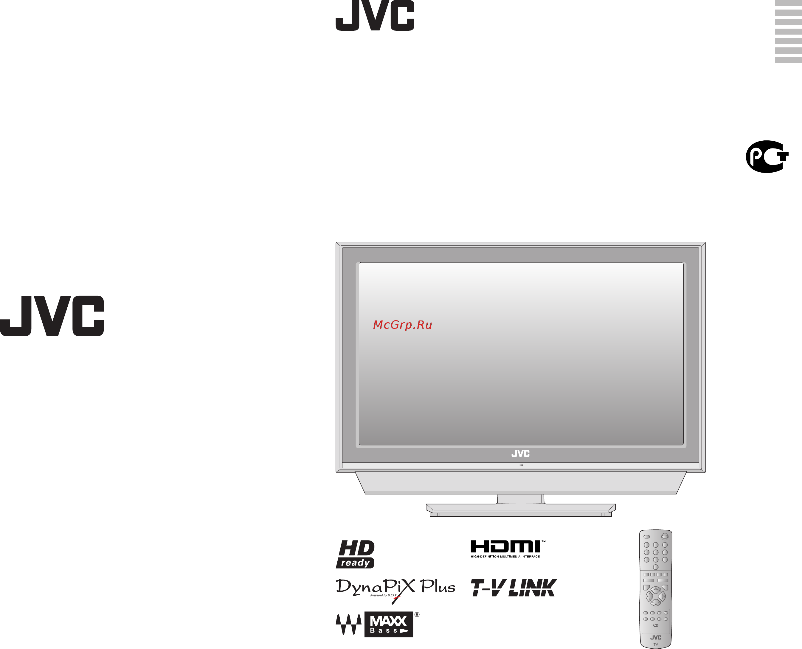 JVC LT-32 G80 BU Инструкция по эксплуатации онлайн
