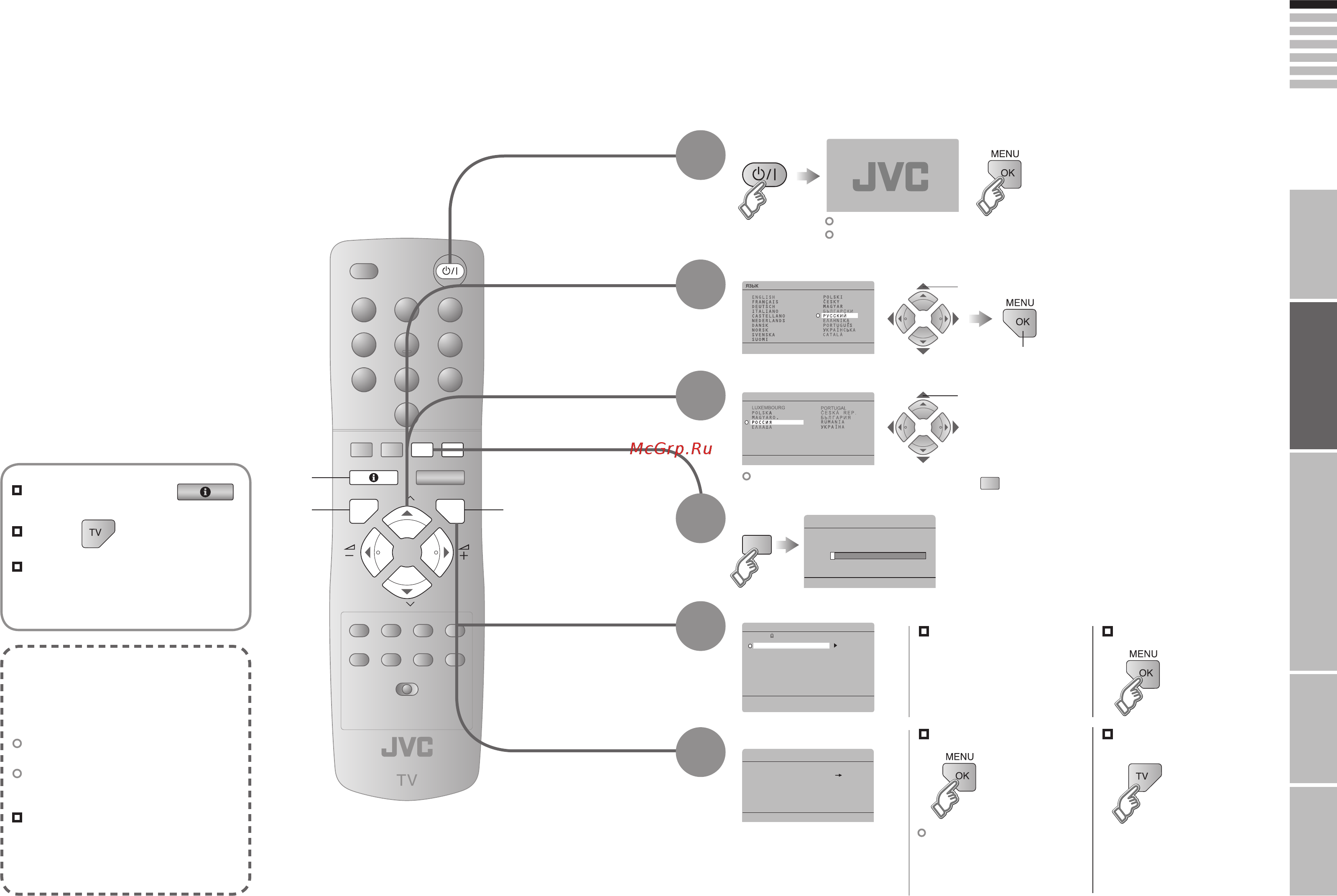 JVC LT-32A80 [9/21] Настройка каналов