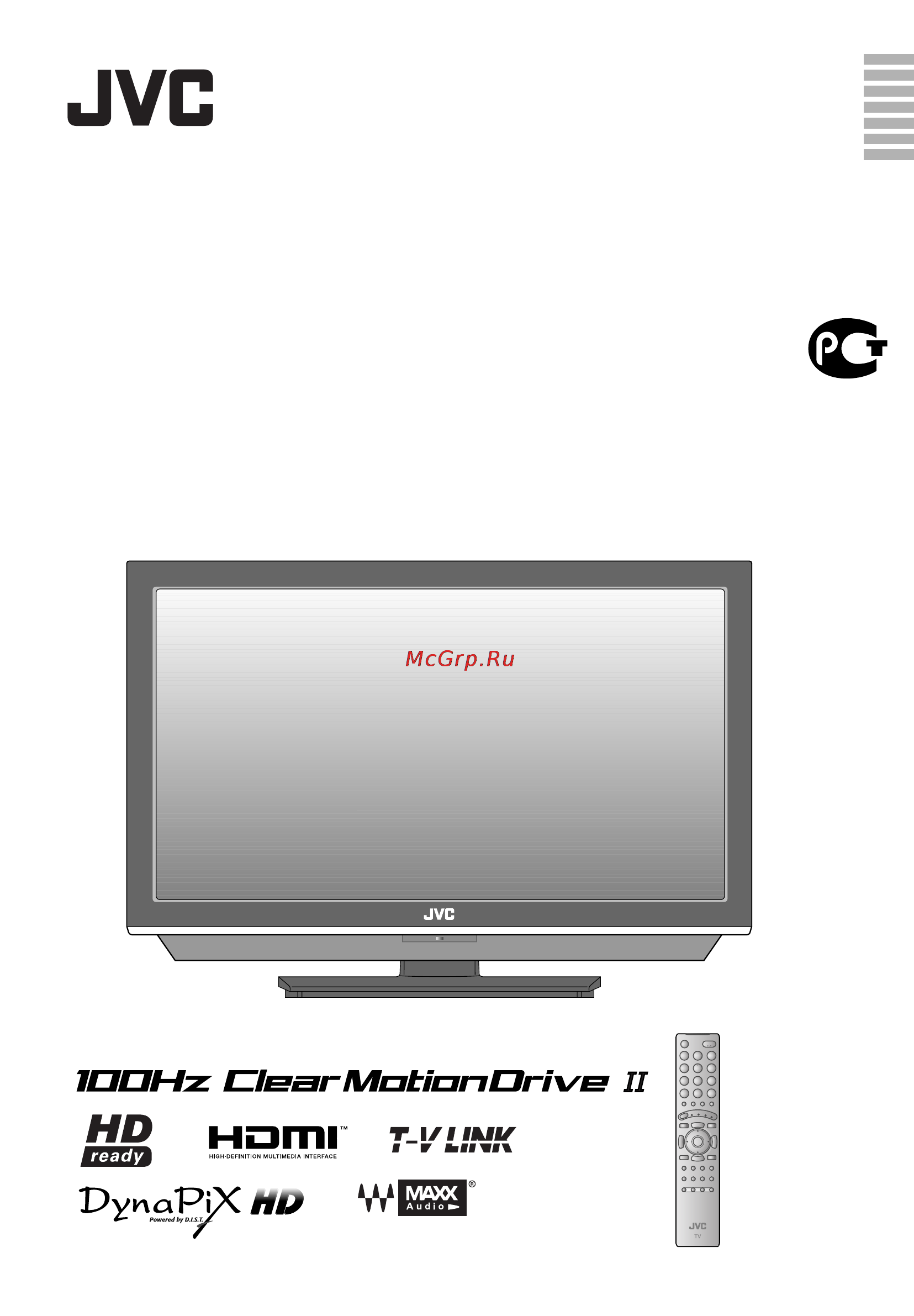 JVC LT-42V80 Инструкция по эксплуатации онлайн