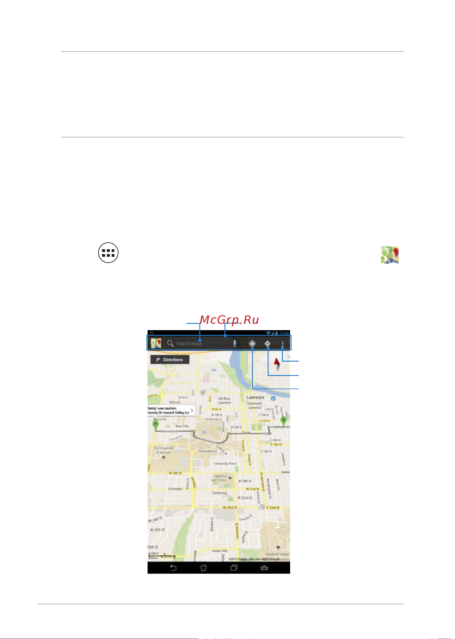 Asus Fonepad ME371MG 8Gb Gold (1I077A) [72/110] Использование google maps