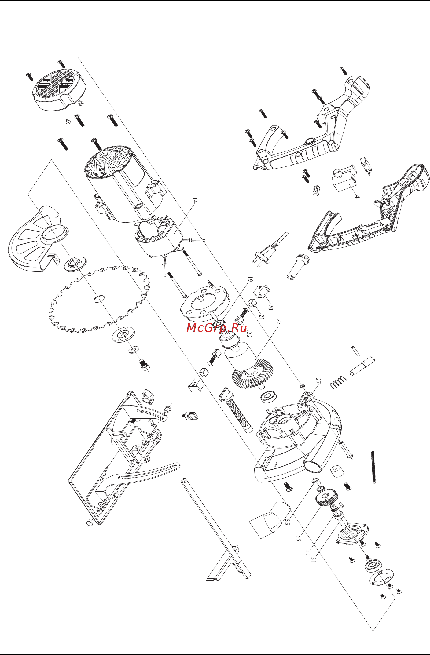 Hander HCS-160N [60/70] Exploded view hcs 160n