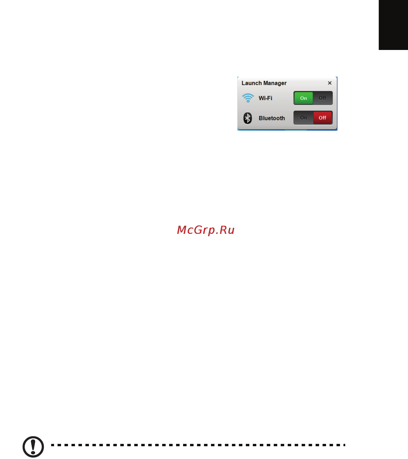 E-Machines eM350 [29/1299] Using the communication manager