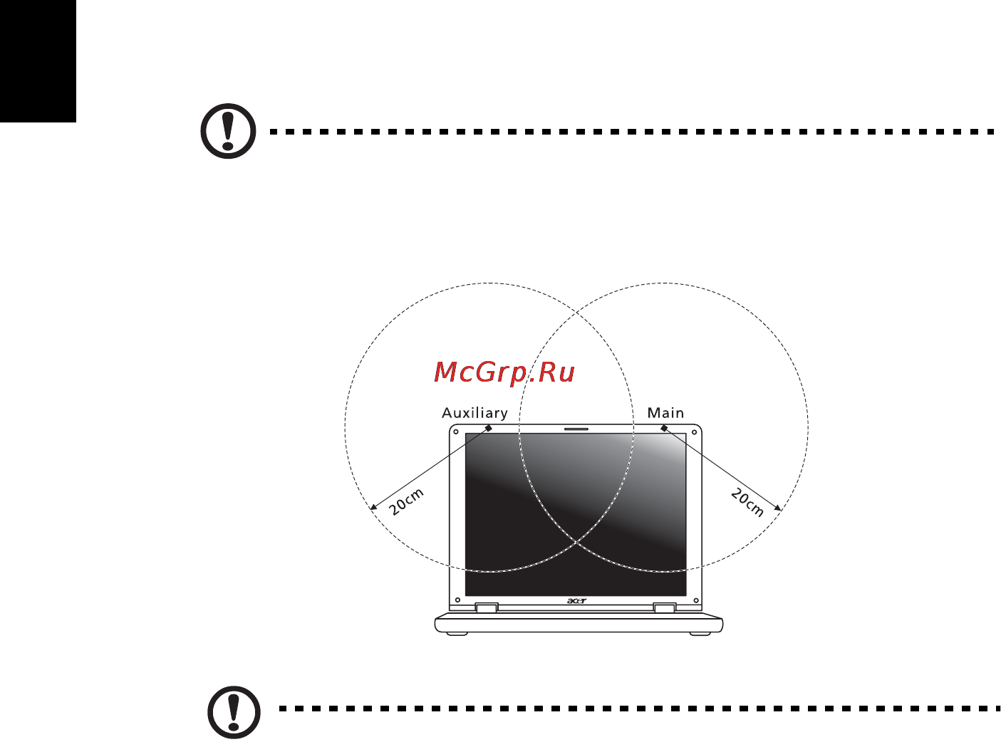 E-Machines eM350 [424/1299] Fcc rf sikkerhetskravet