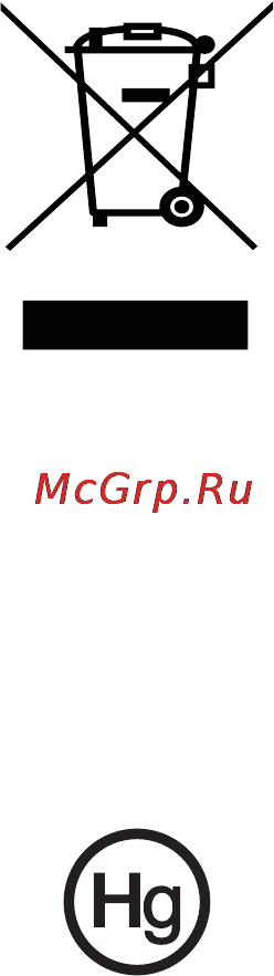 E-Machines eM350 [590/1299] Предупреждение о содержании ртути