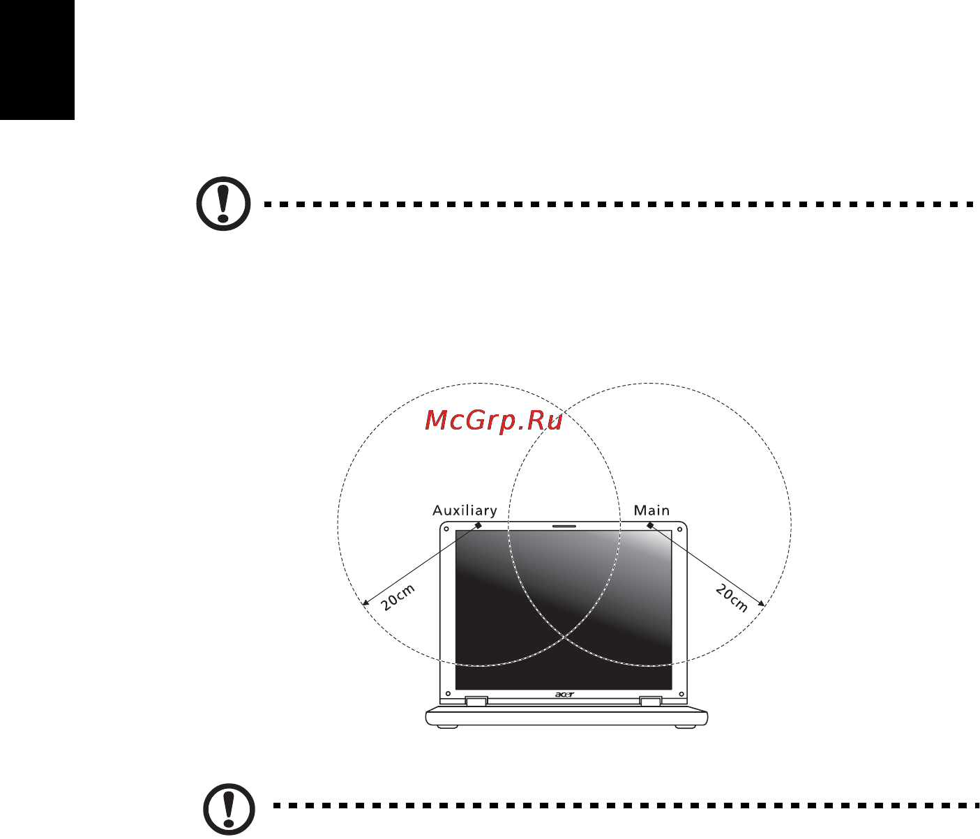 E-Machines eM350 [784/1299] Požadavek bezpečnosti pro rádiové frekvence dle fcc