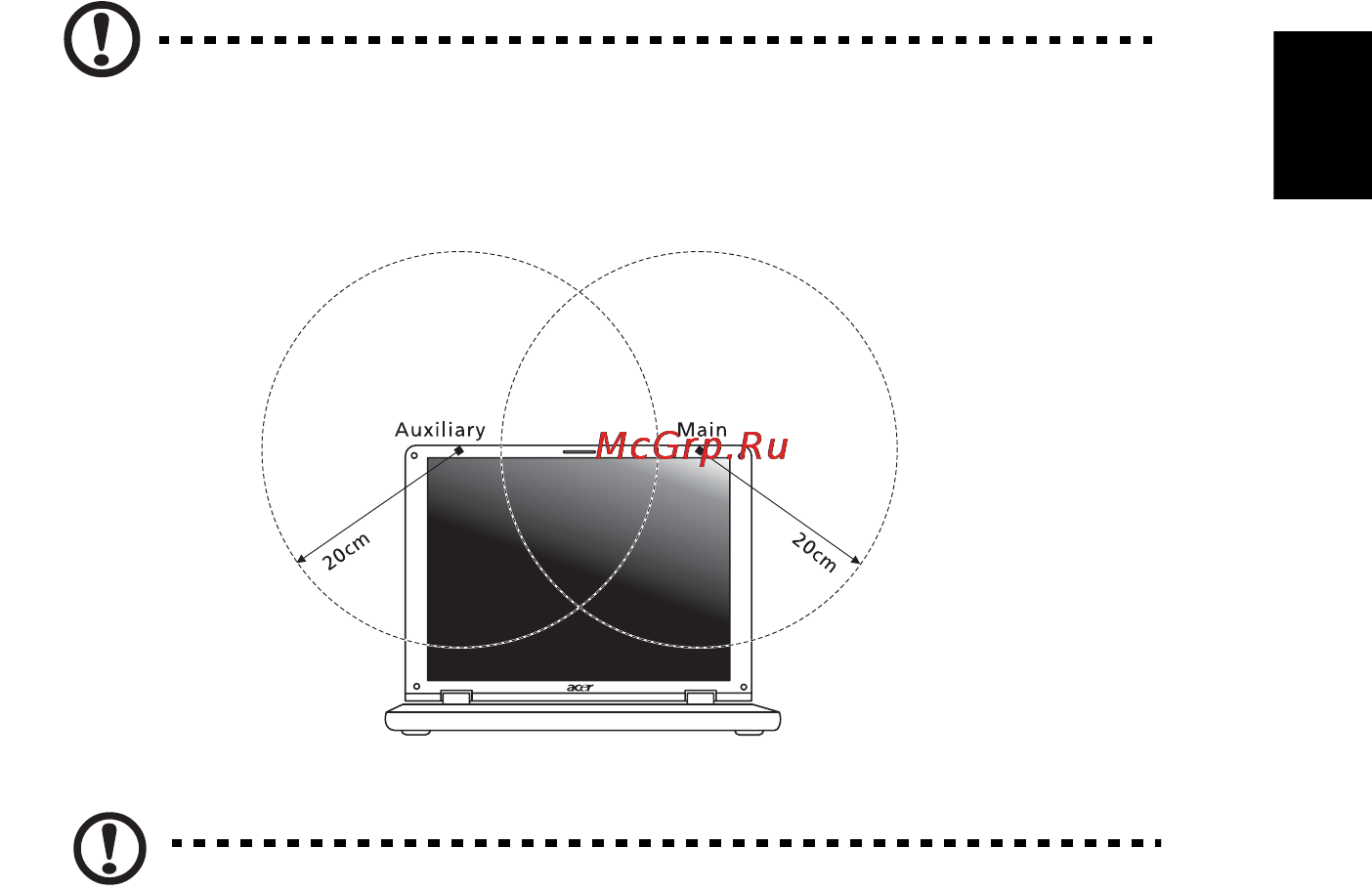 E-Machines eM350 [833/1299] Bezpečnostné požiadavky fcc rf