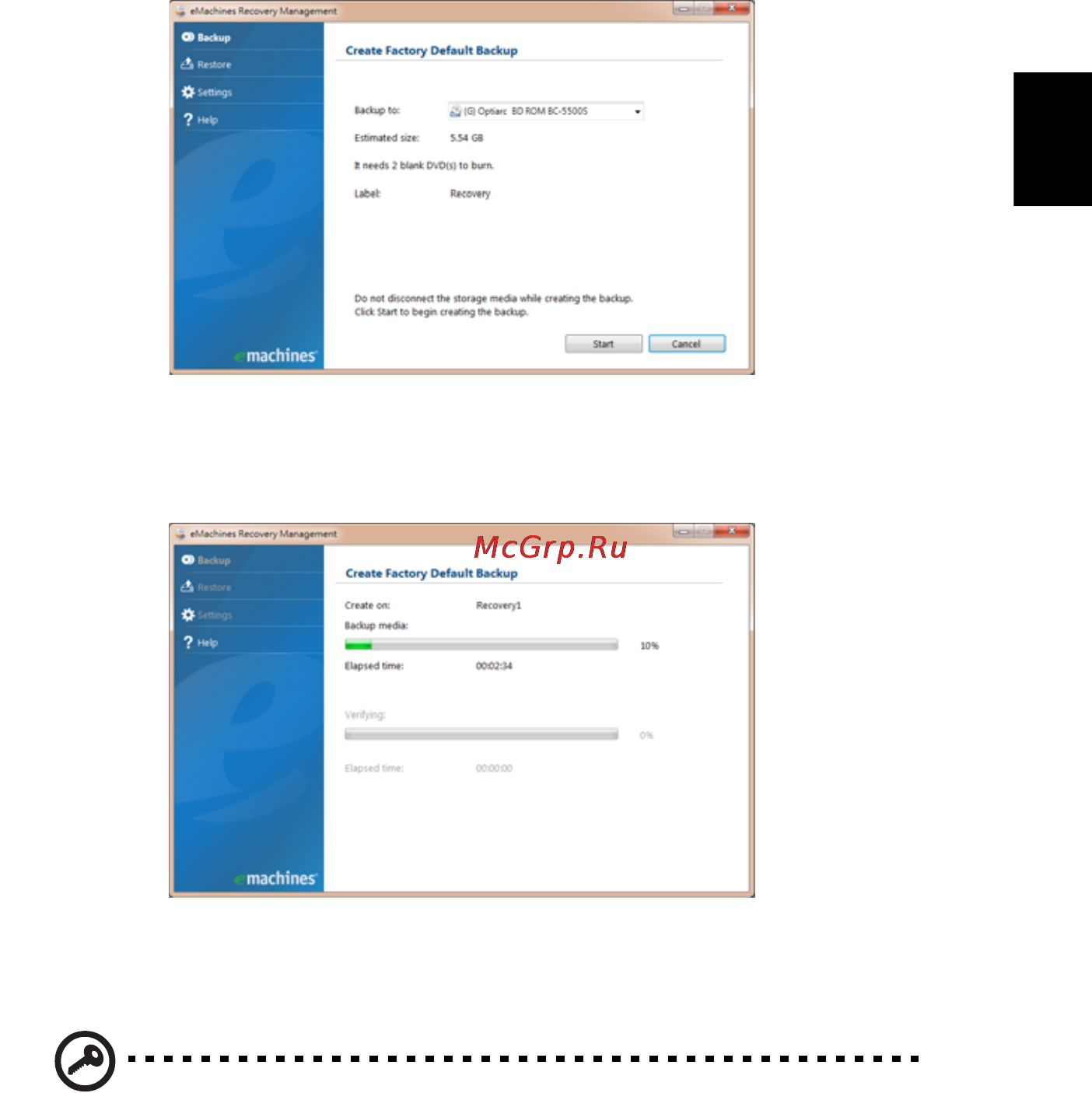 E-Machines eM355 [1699/1913] A 0 rwindows w