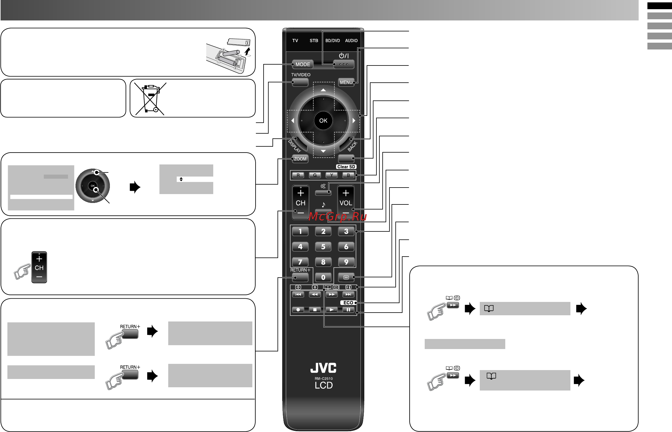JVC LT-42Z49 [3/20] Выбор