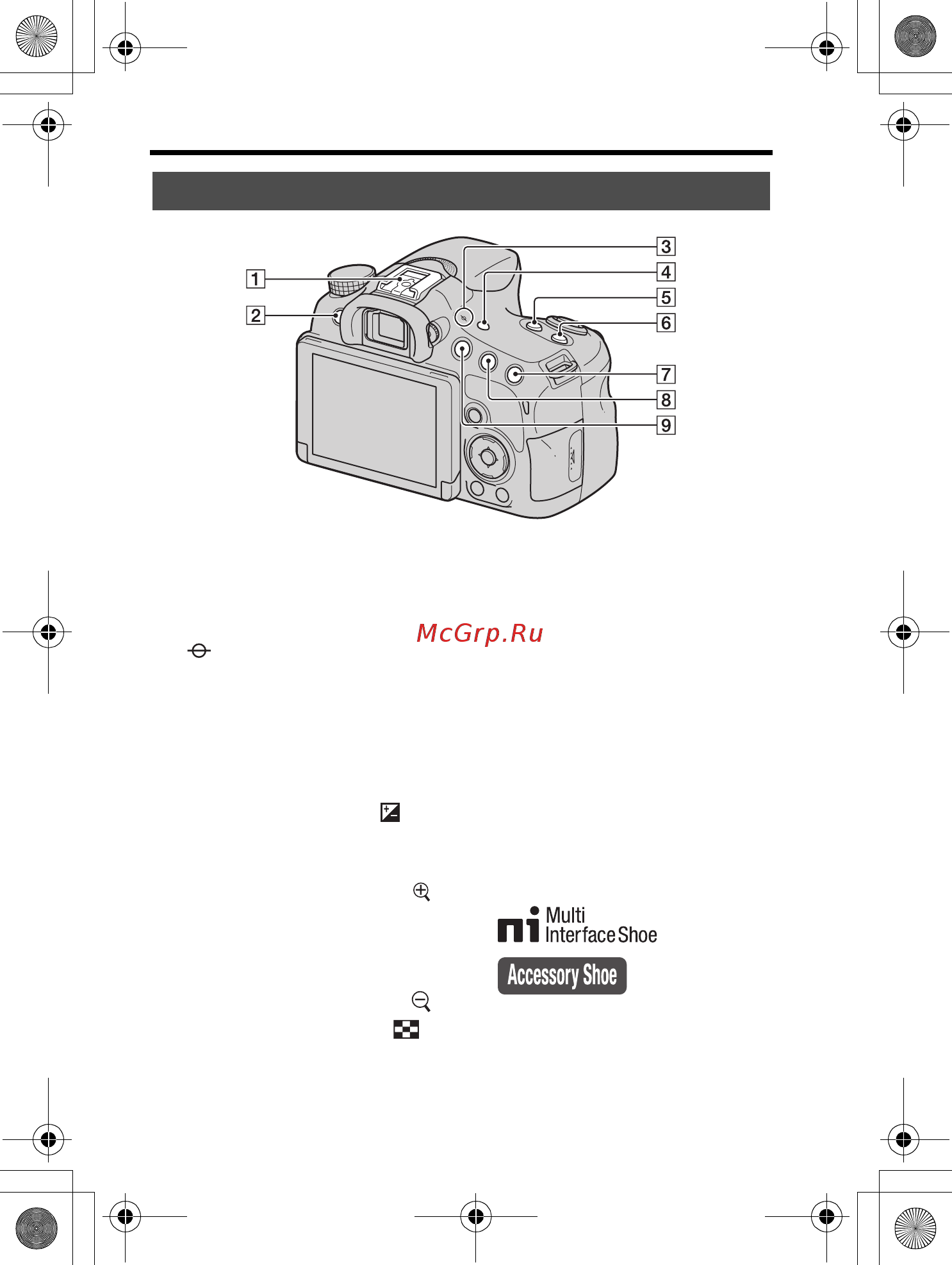 Sony SLT-A58 [14/66] Верхняя сторона