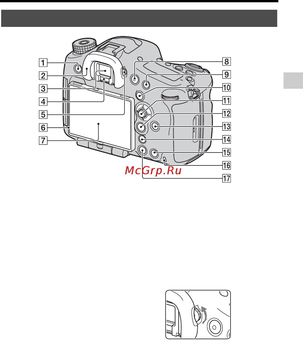 Sony Alpha SLT-A99 Body Black [17/226] Задняя сторона