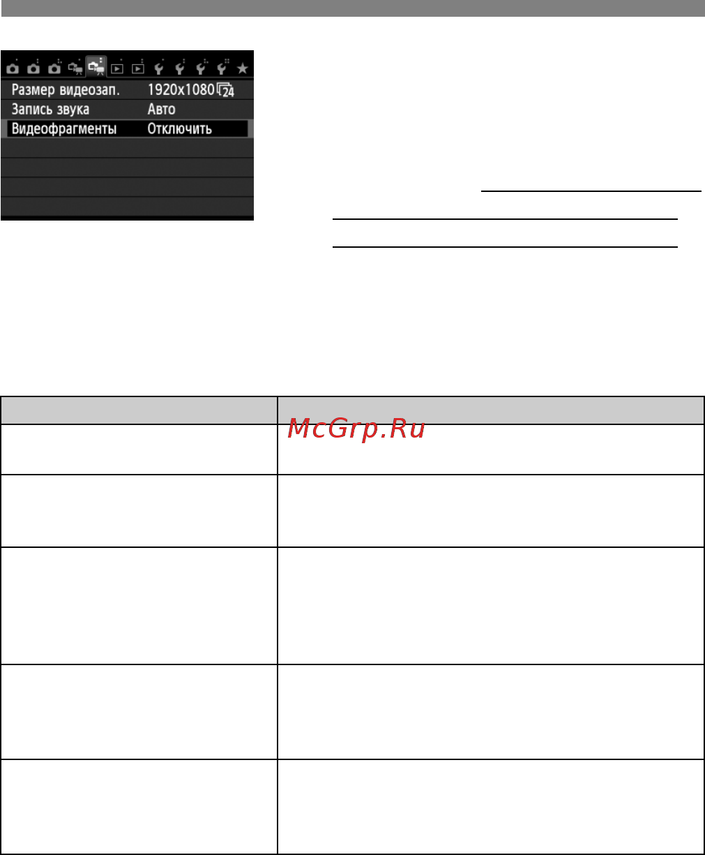 Canon EOS 700D+EF-S 18-135 IS STM [190/388] Завершите съемку видеофрагментов