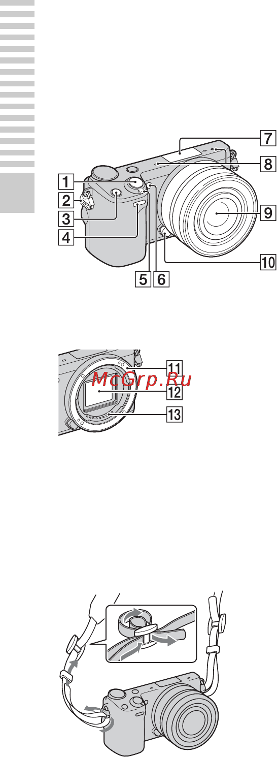 Sony Alpha NEX-5R Kit 16-50 White [132/243] Елементи фотоапарата