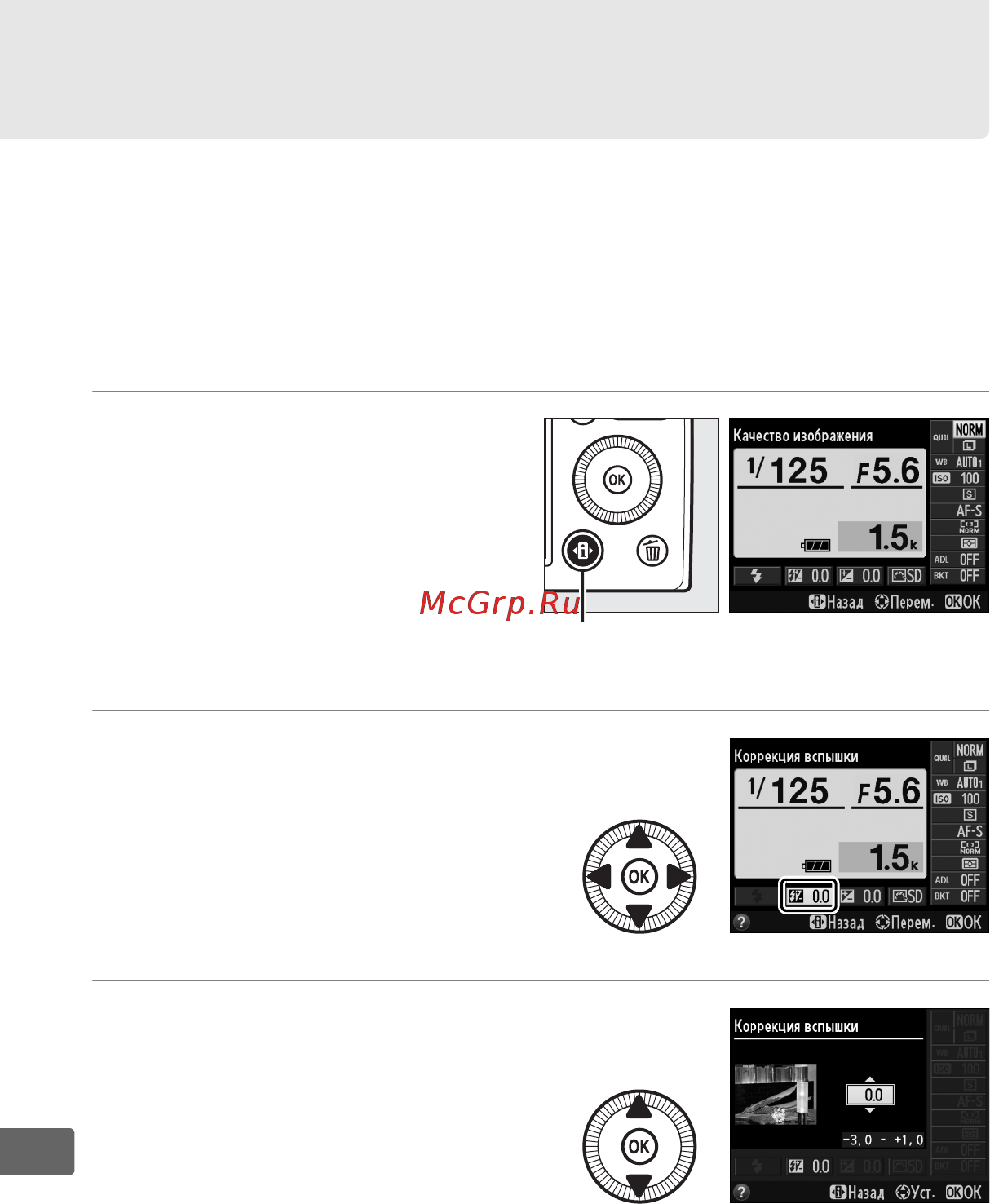 Nikon Coolpix A Black [136/278] Коррекция вспышки