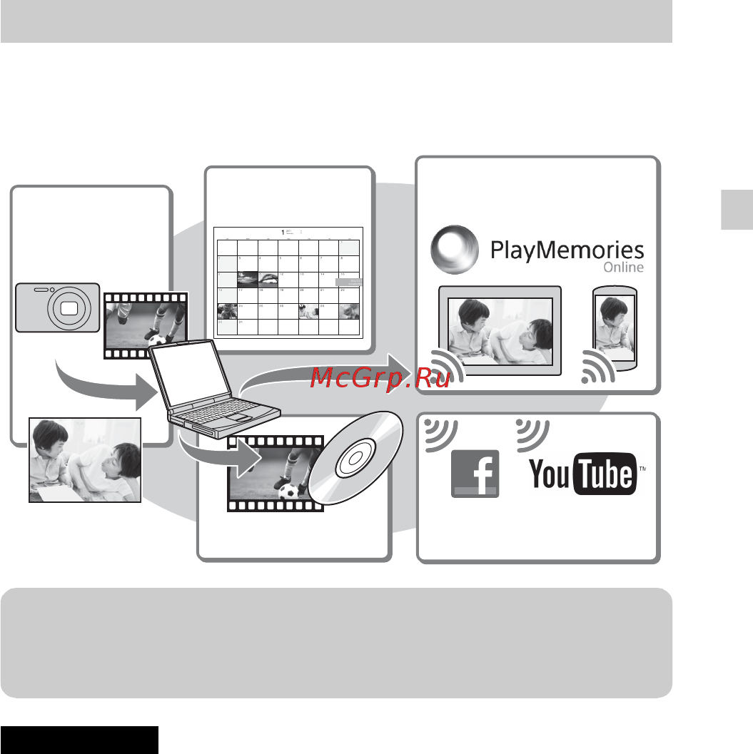 Sony DSC-HX300 [25/112] Features of playmemories home