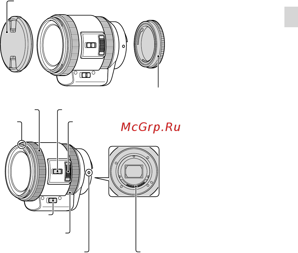 Sony NEX-VG30E [17/163] Действие 4 присоединение объектива