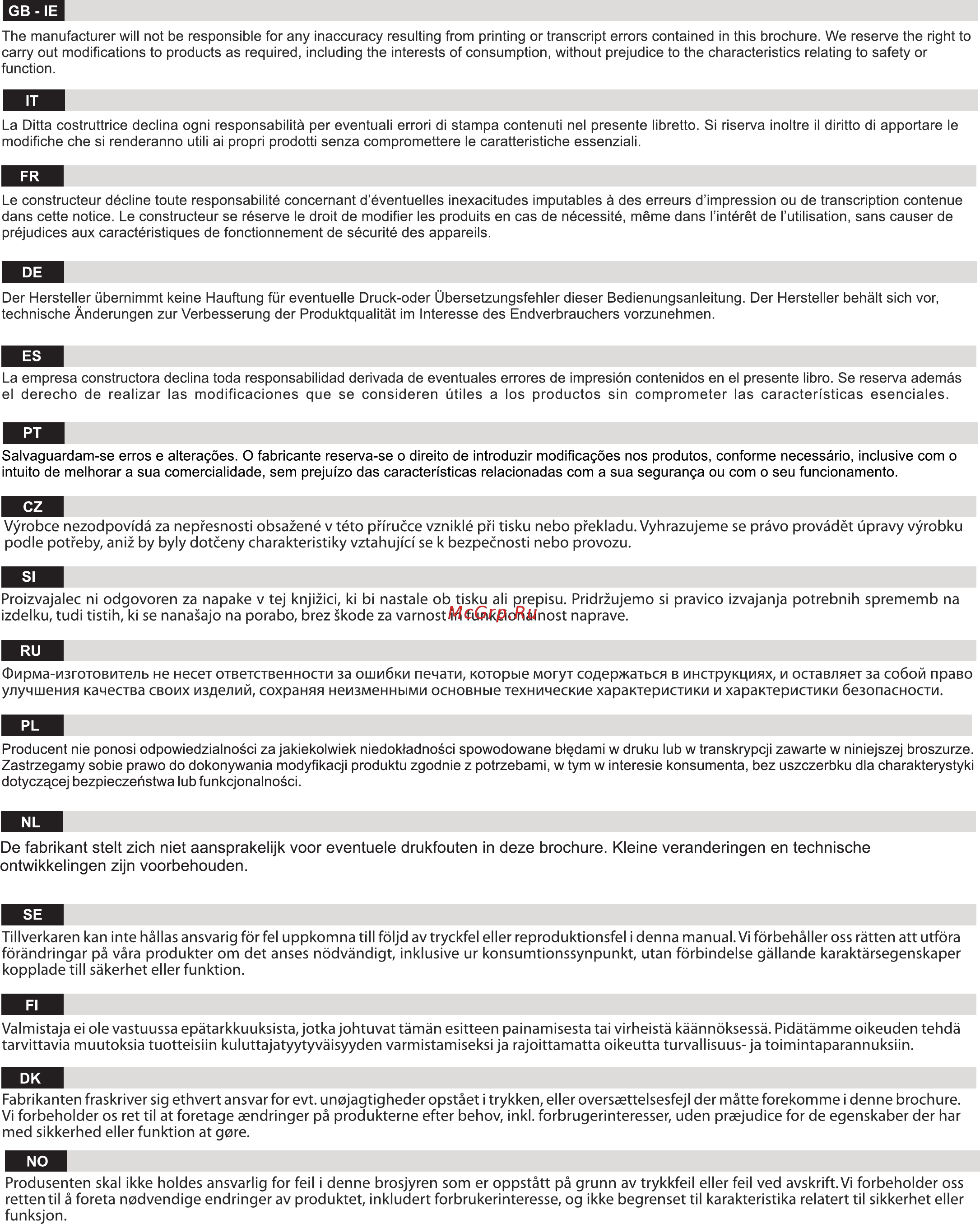 Candy CH 642 X Инструкция по эксплуатации онлайн [84/84] 82762