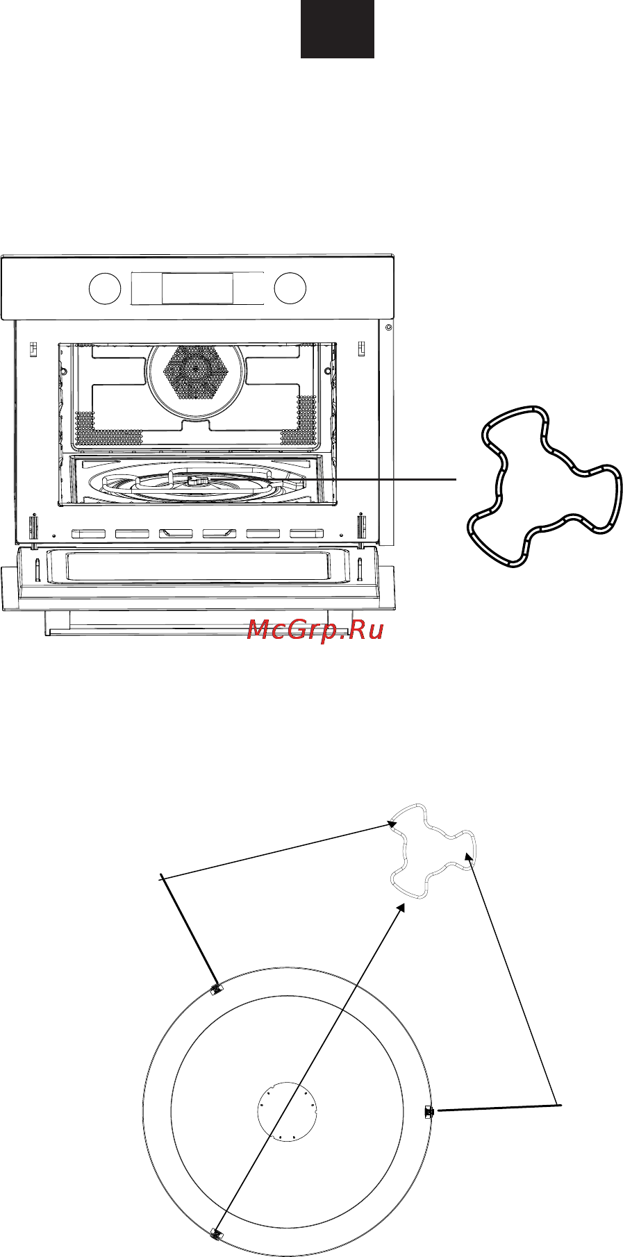 Candy MIC 440 TX [33/89] Montaggio del ripiano
