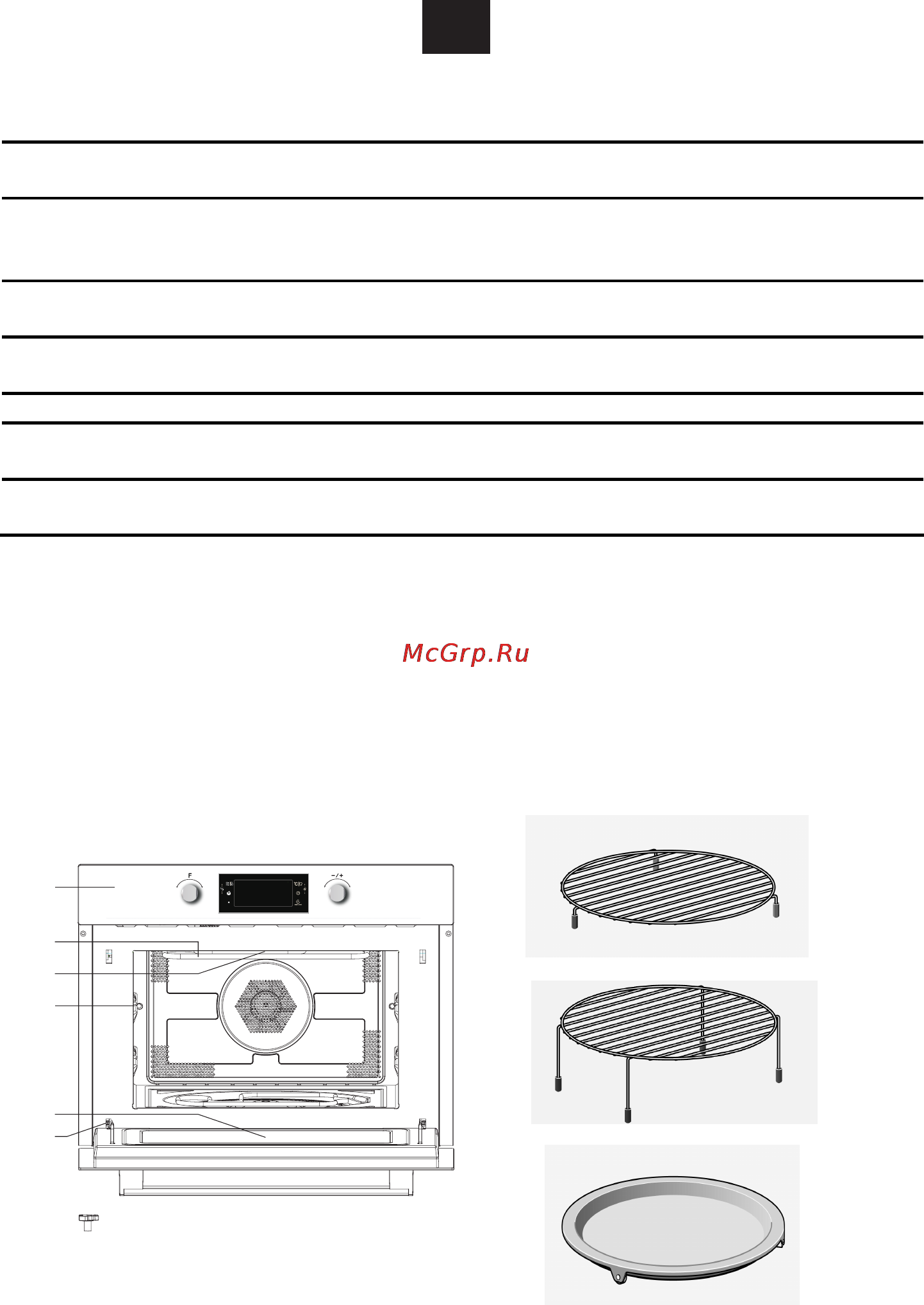 Candy MIC 440 TX [52/89] Configuración del horno
