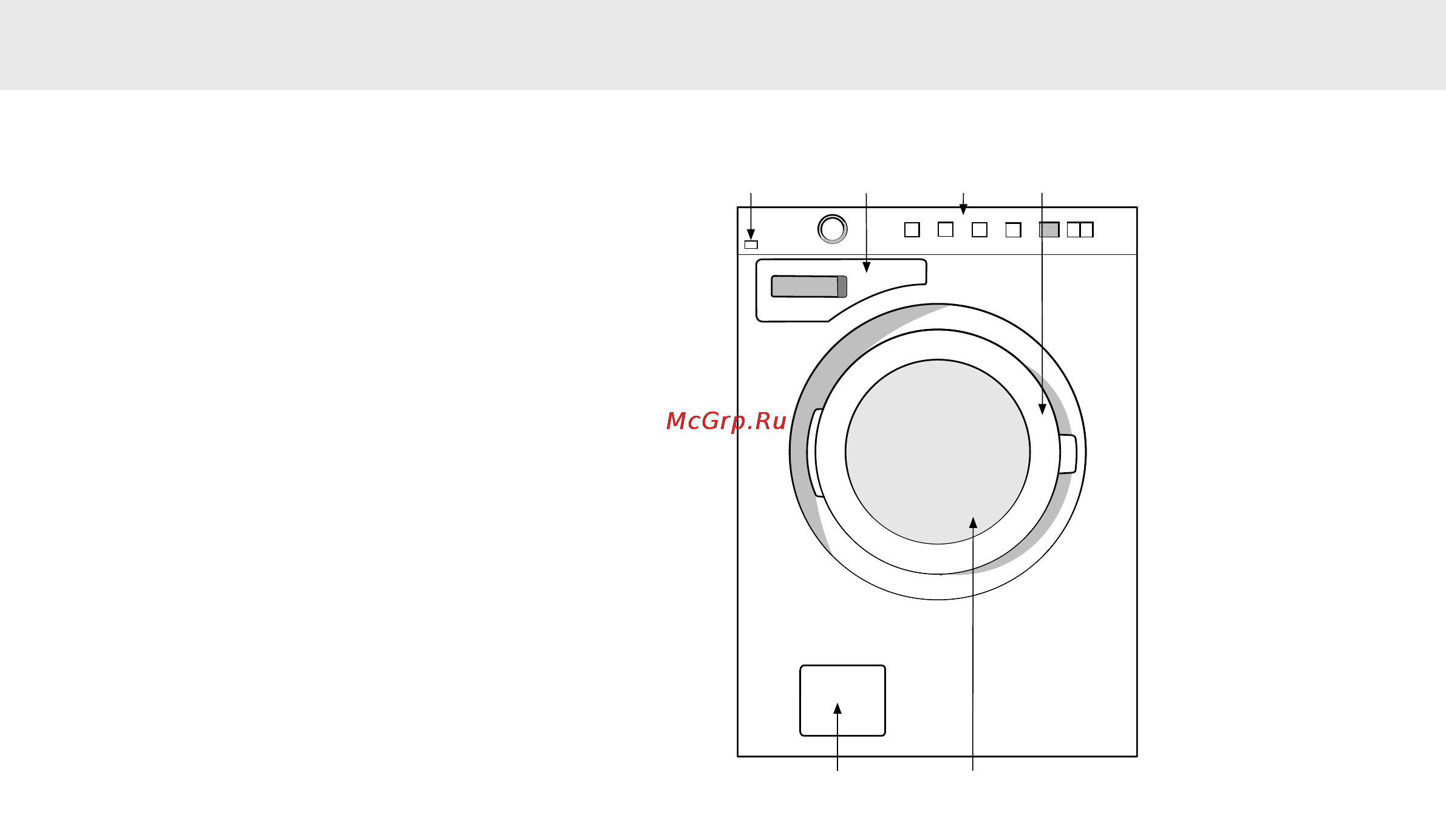 Asko W6564 W [7/36] Описание стиральной машины
