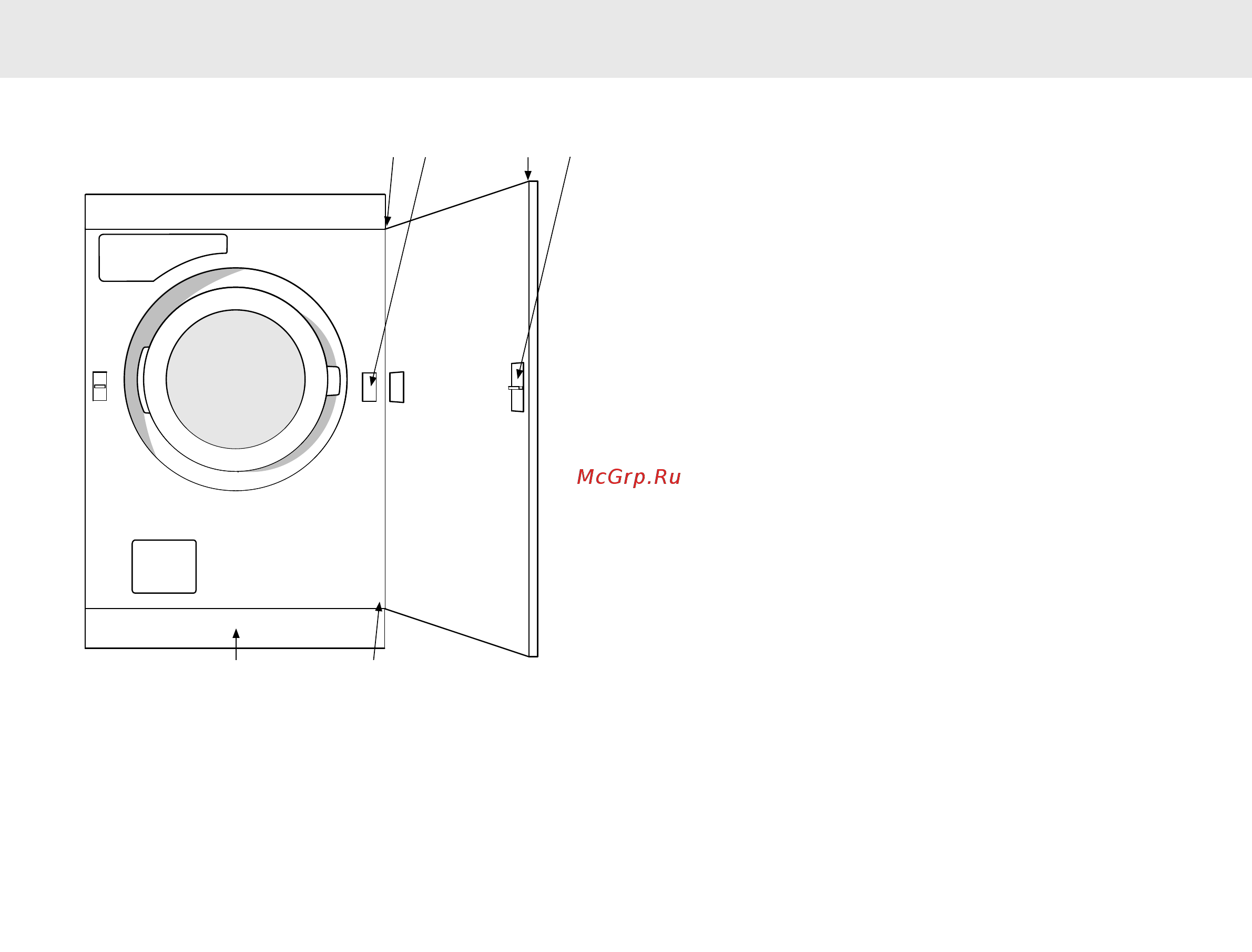 Asko W6884D W [30/36] Перенавешивание дверцы
