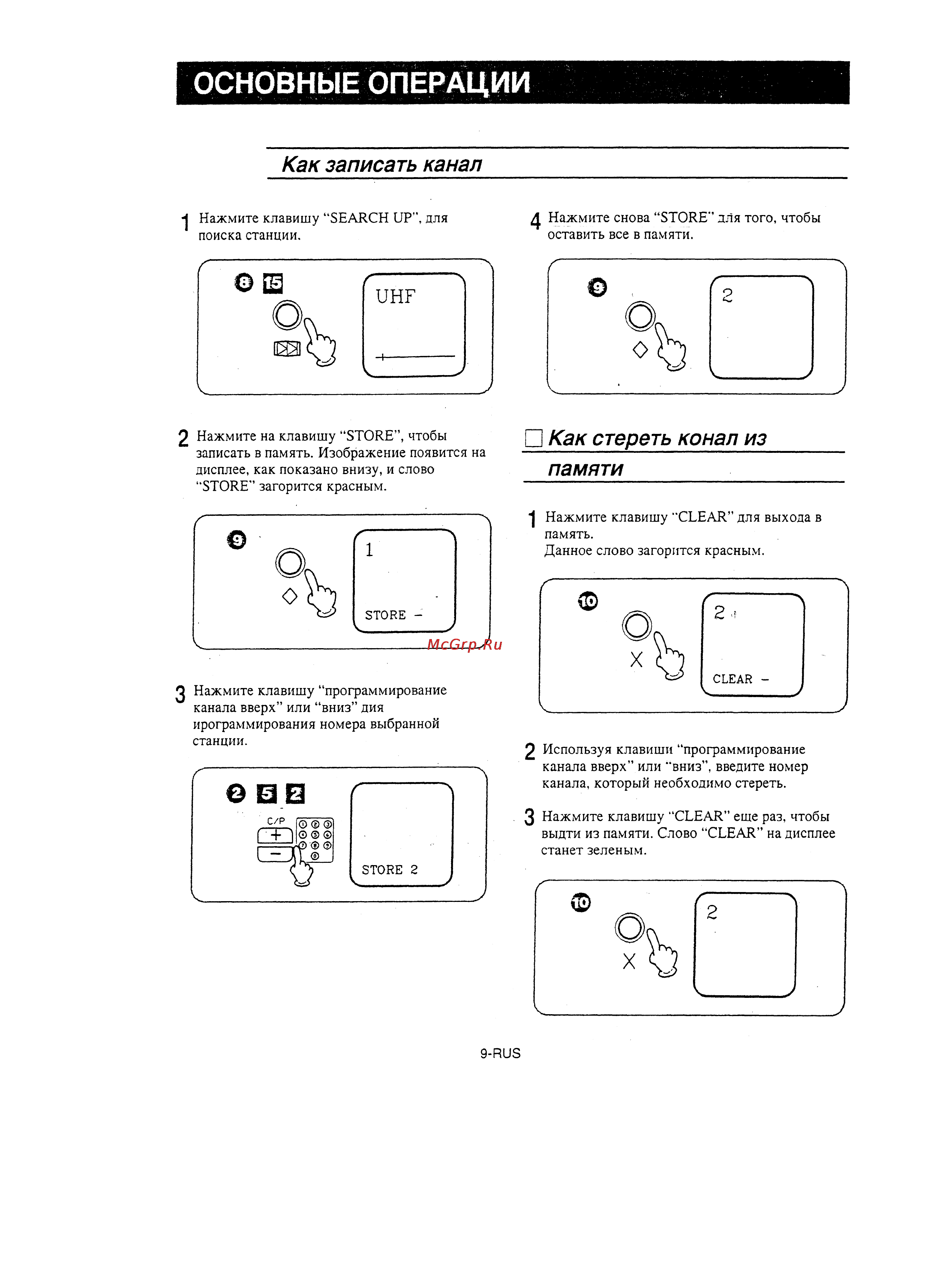 Samsung CK-5051A [10/24] Как записать канал