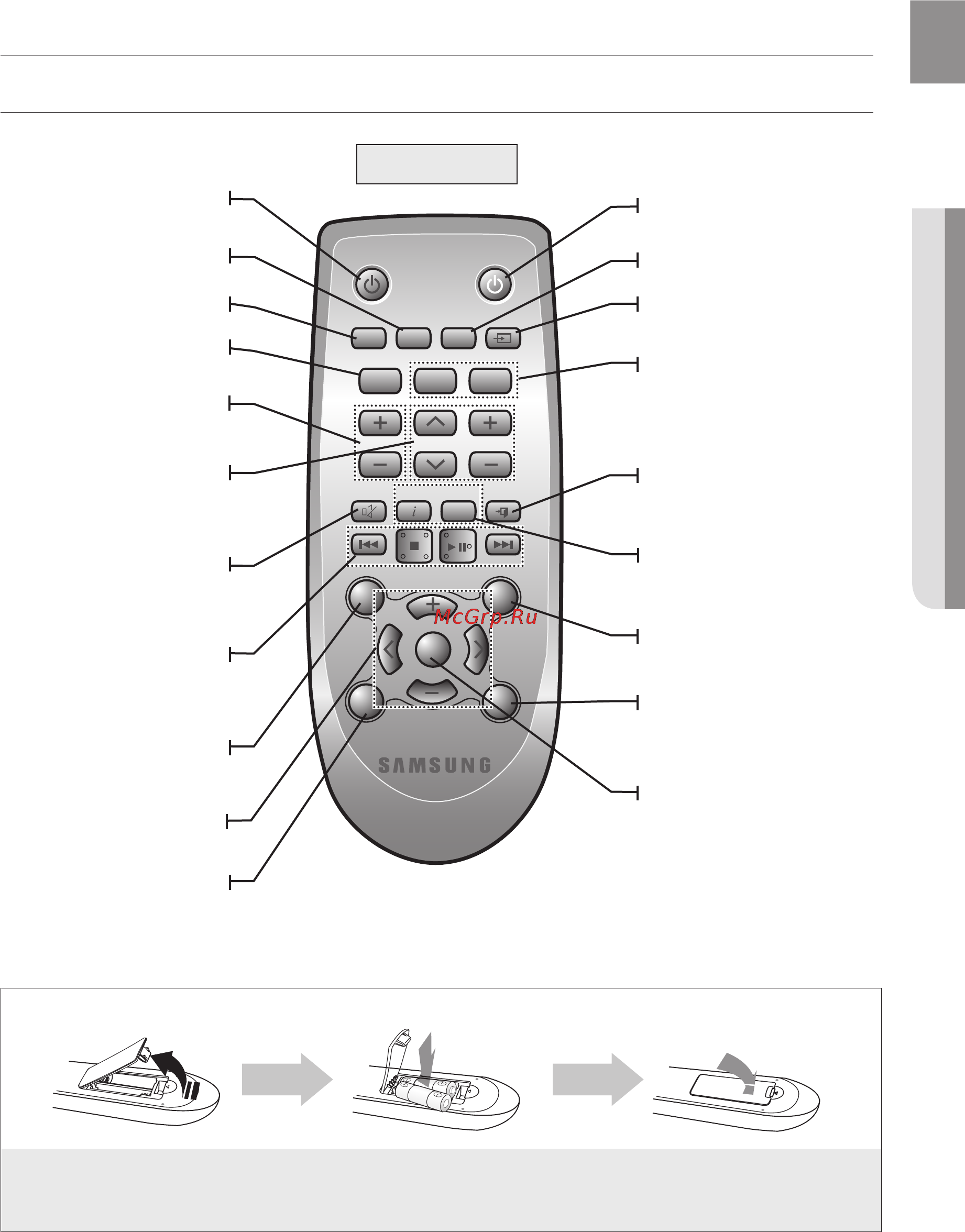 Samsung HW-F355 [9/23] Optical