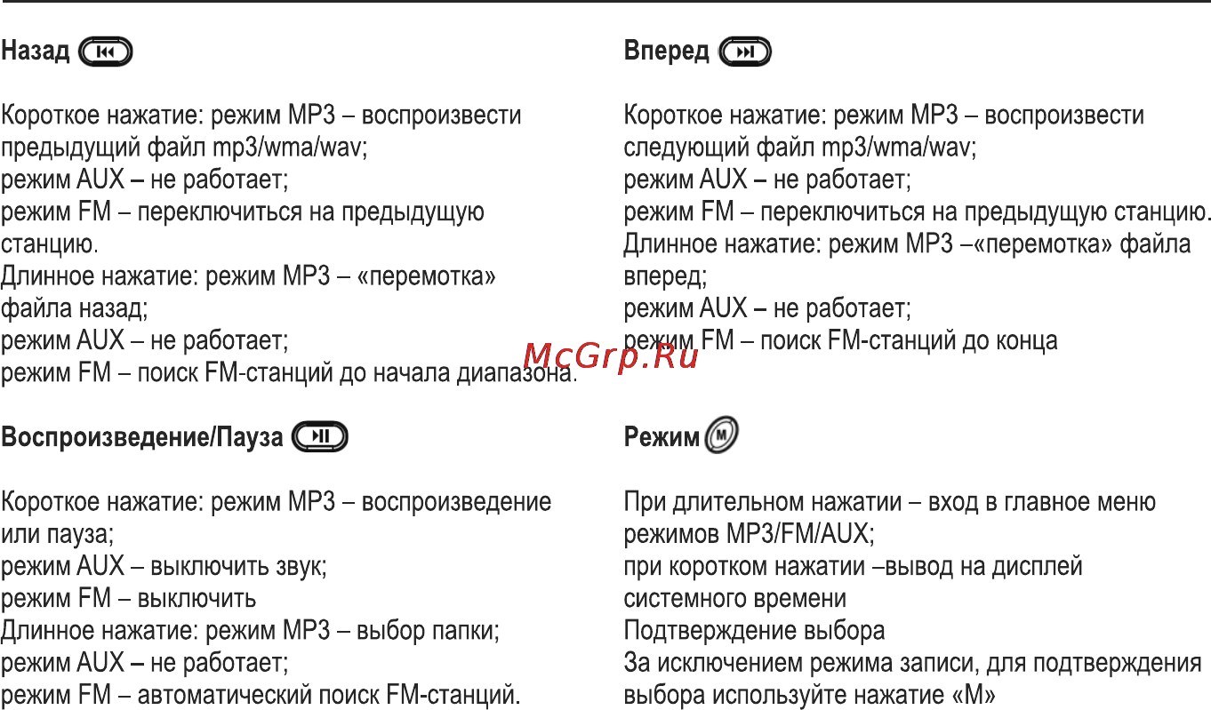 Max MR-250 White Инструкция по эксплуатации онлайн [3/14] 88268