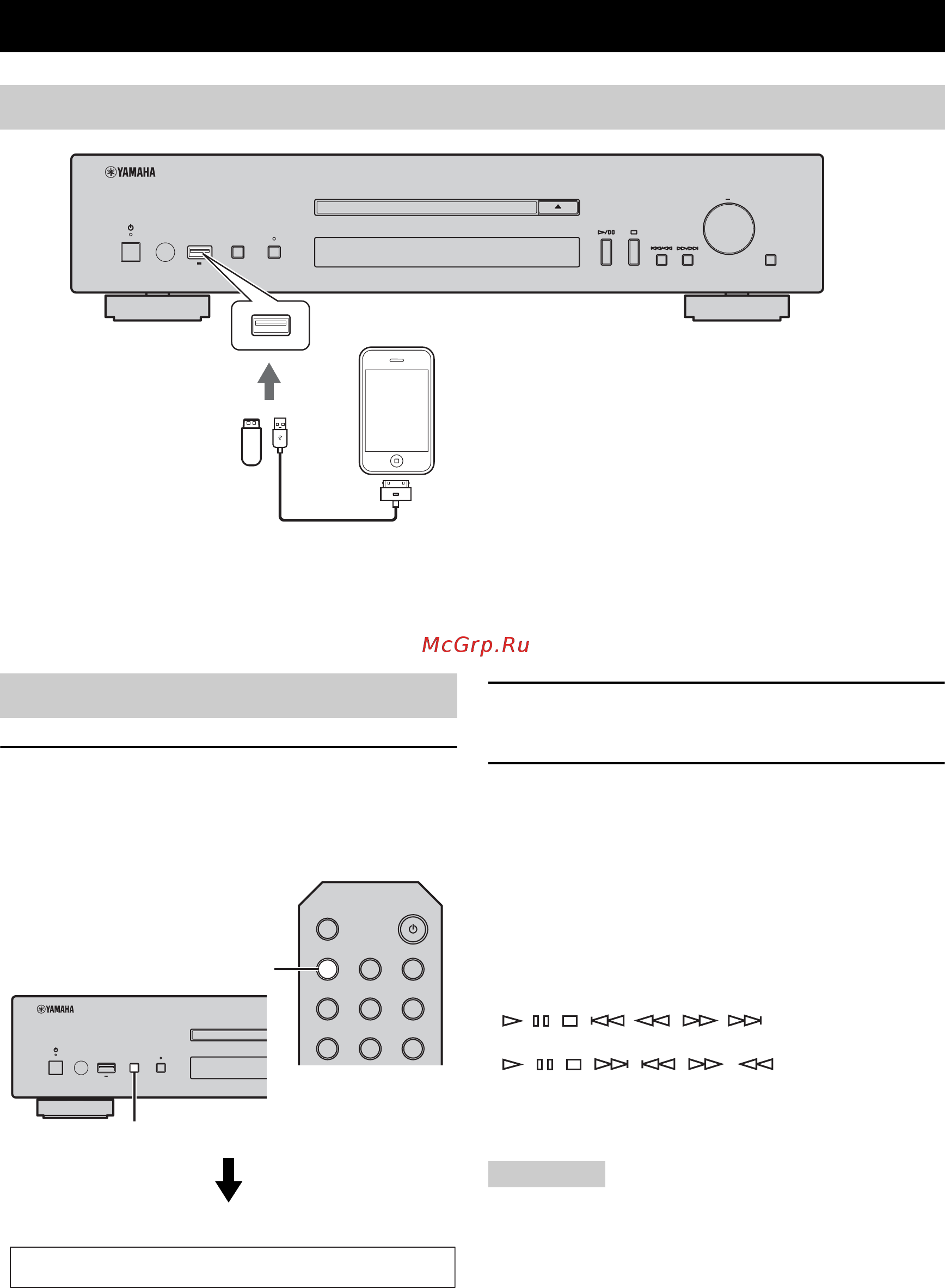Yamaha CD-N500 Silver G [226/283] Uw ipod usb apparaten afspelen