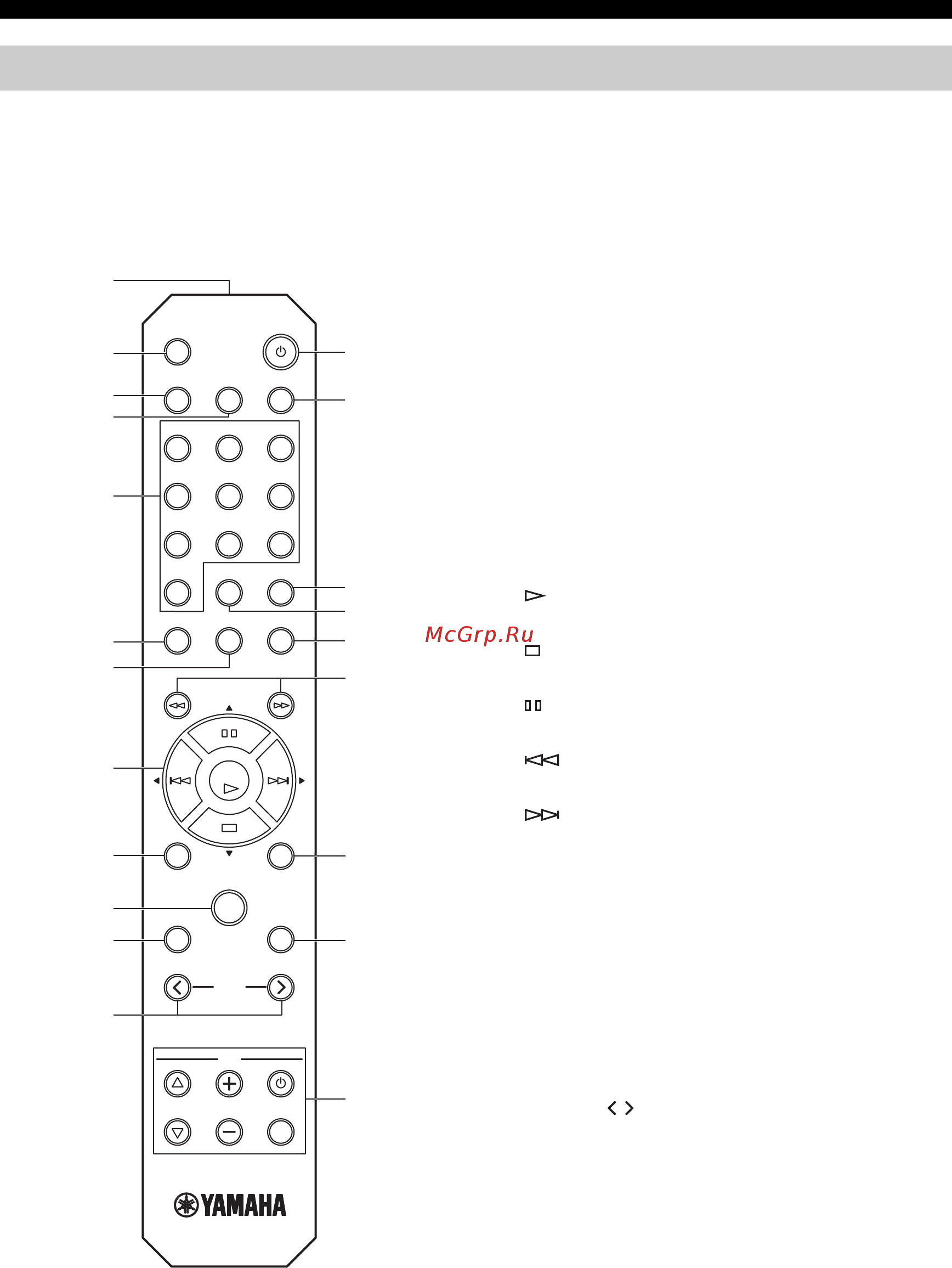Yamaha CD-N500 Silver G [8/283] Remote control
