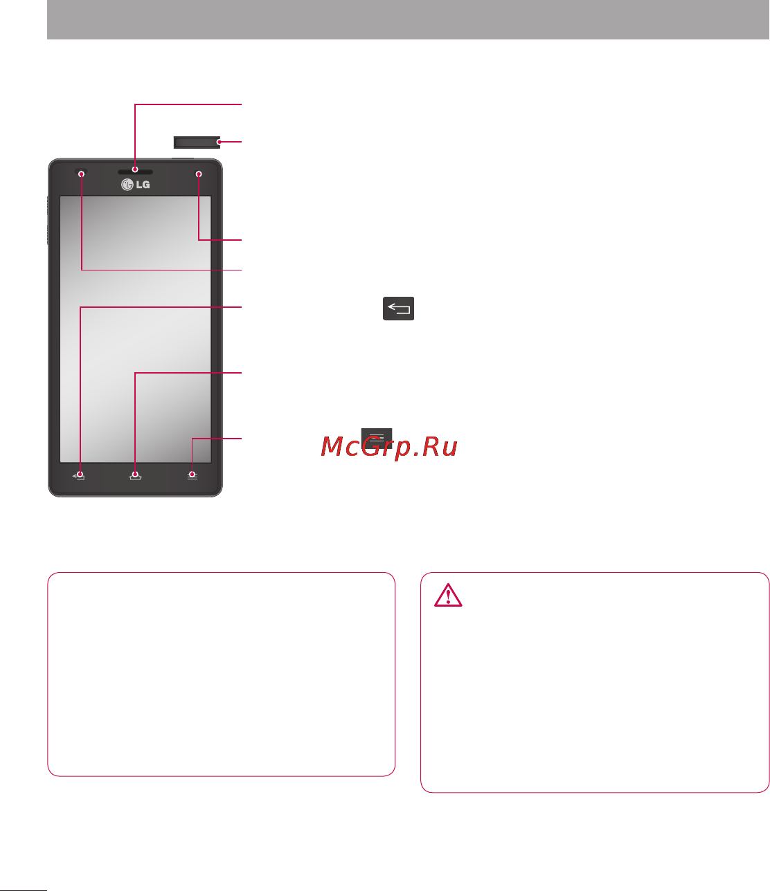 LG P880 Optimus 4X HD [110/214] Ознайомлення з телефоном
