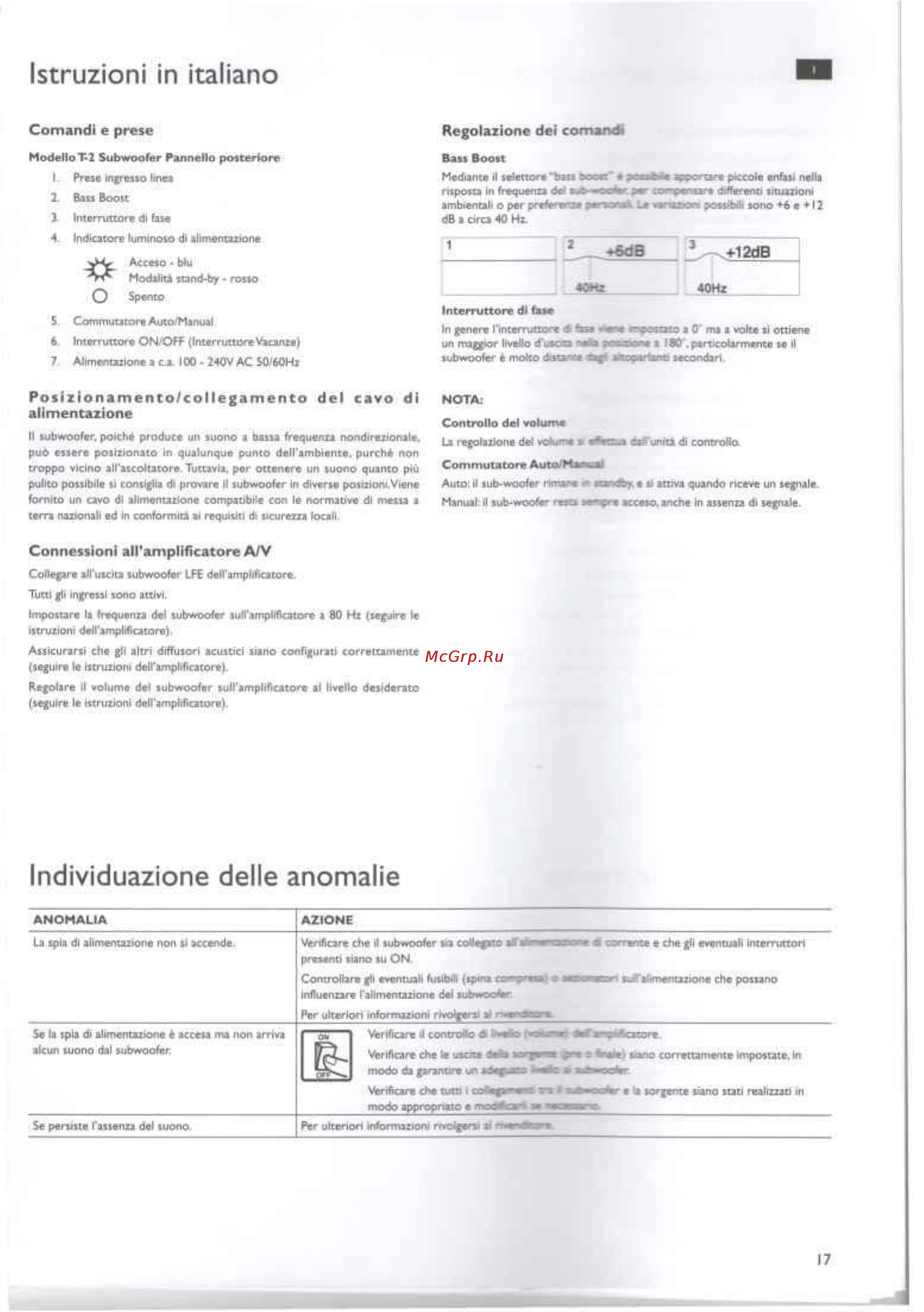 Texet T205 Black [17/53] Individuazione delle anomalie