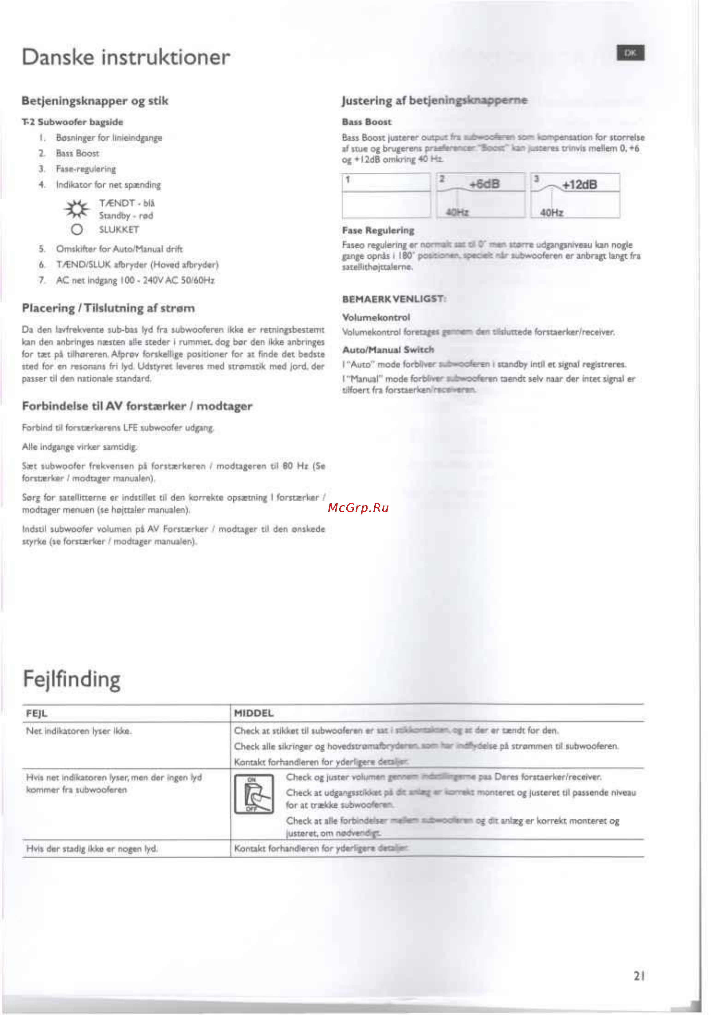 Texet T205 Black [21/53] Danske instruktioner